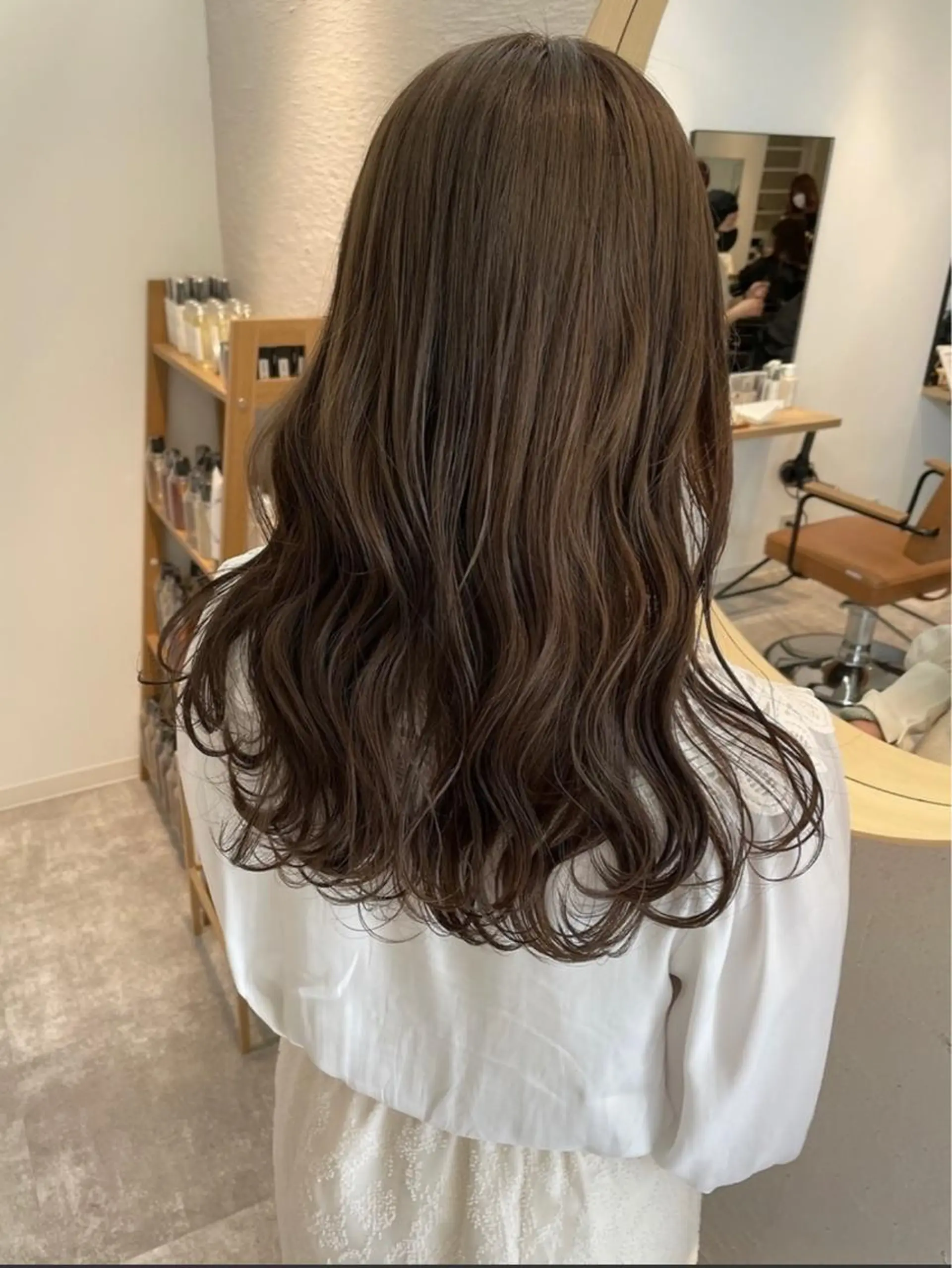 ミディアム カラー 縮毛矯正×髪質改善 小笠原大樹のヘアスタイル