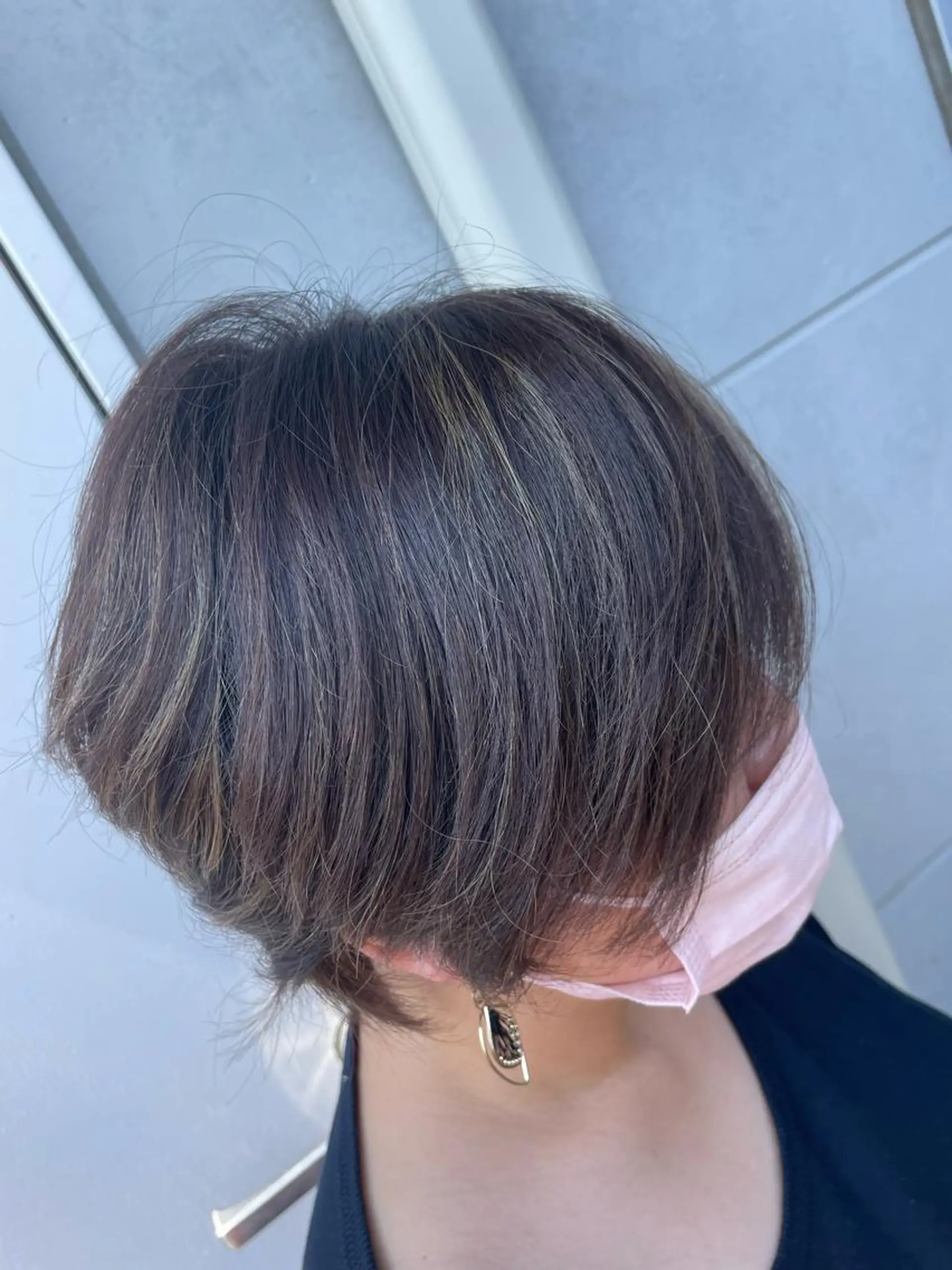 ショート カラー ショートヘア カット ヘッドスパ Nani SATOMIのヘアスタイル