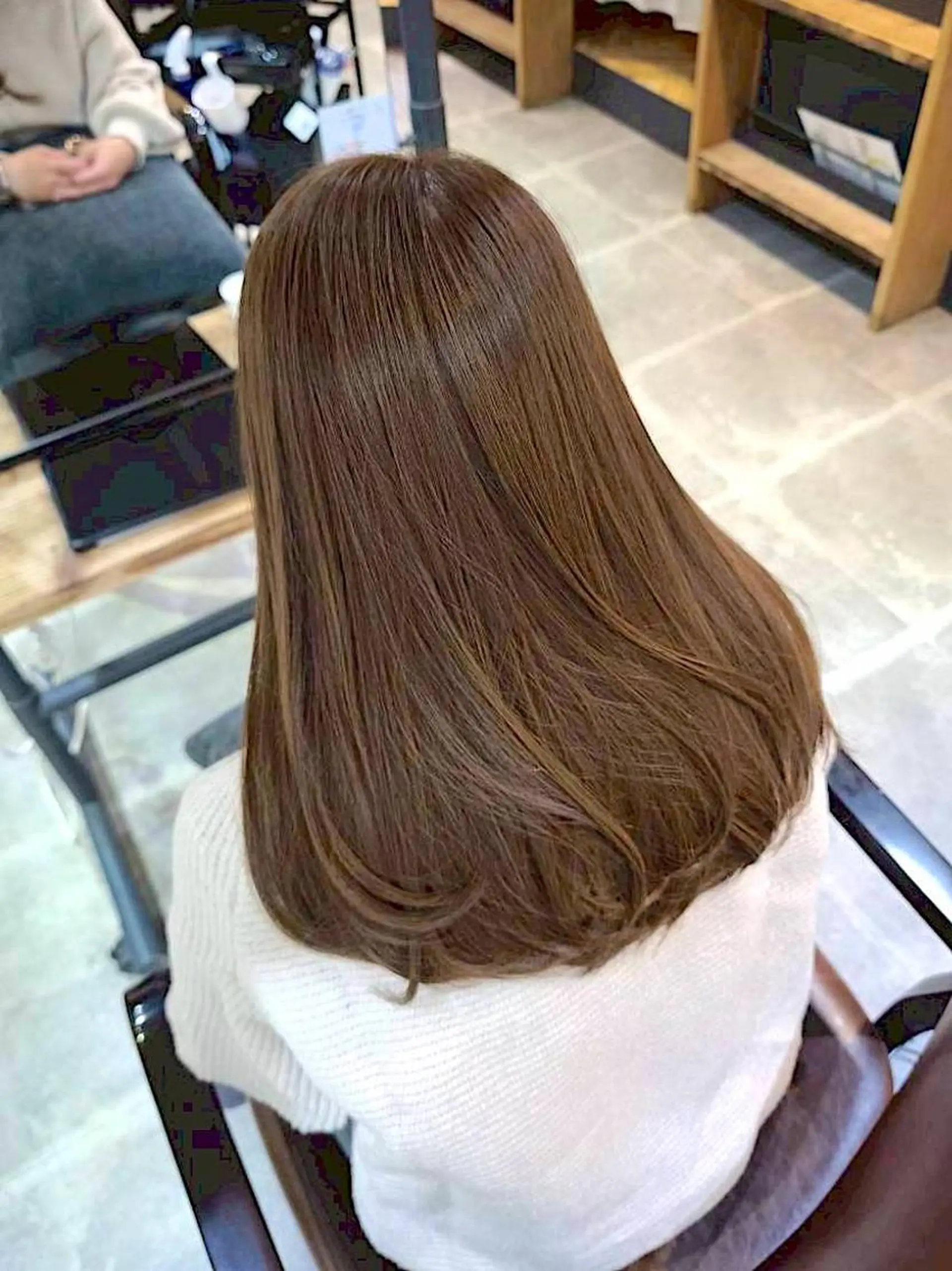 セミロング カラー ショートボブ セミロングパーマ バレイヤージュ ブリーチ ダブルカラー カット ヘアカラー トリートメント N° il duca 札幌のヘアスタイル