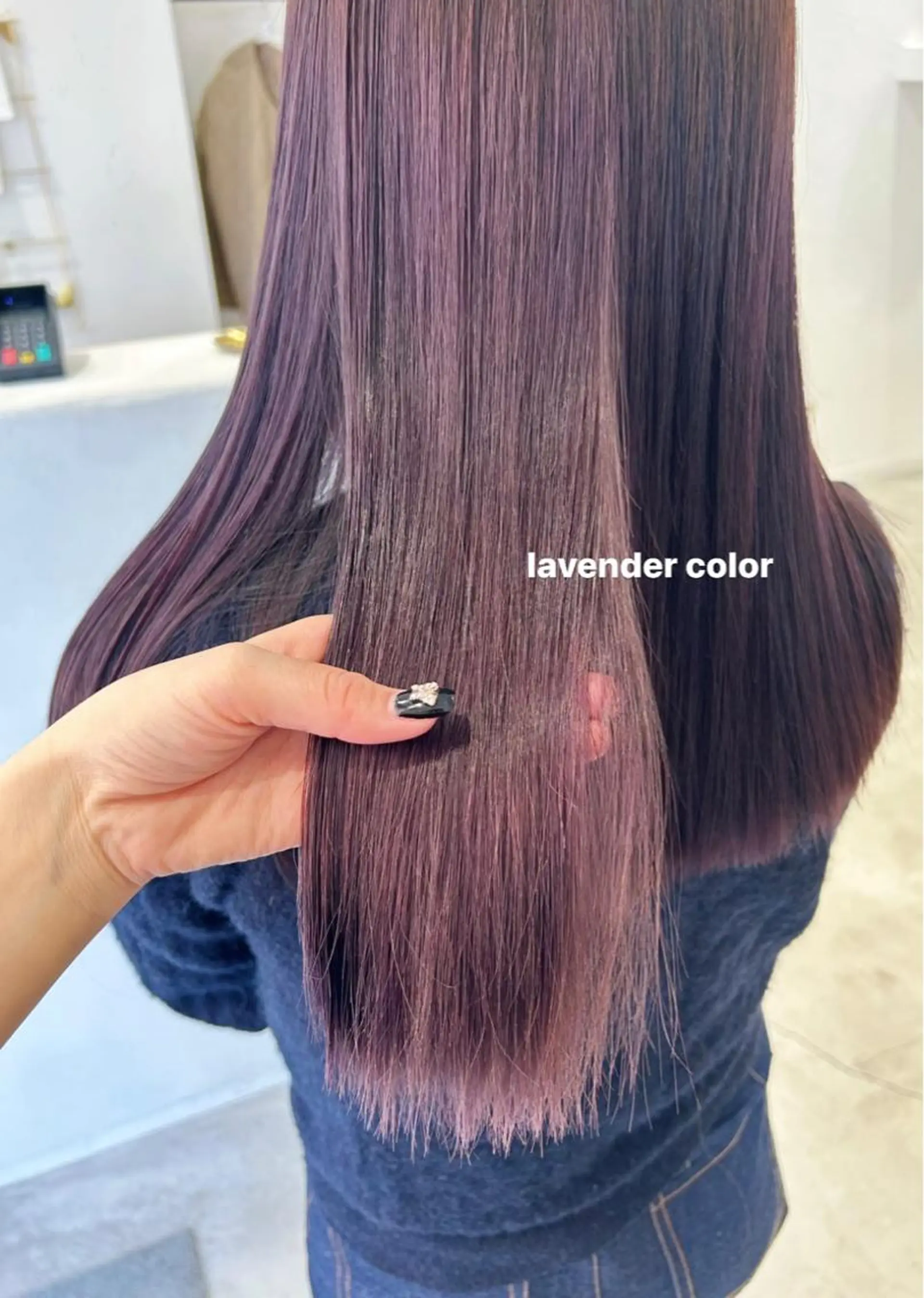 ロング カラー ヘアカラー 顔周りレイヤー 🎀マリノのヘアスタイル