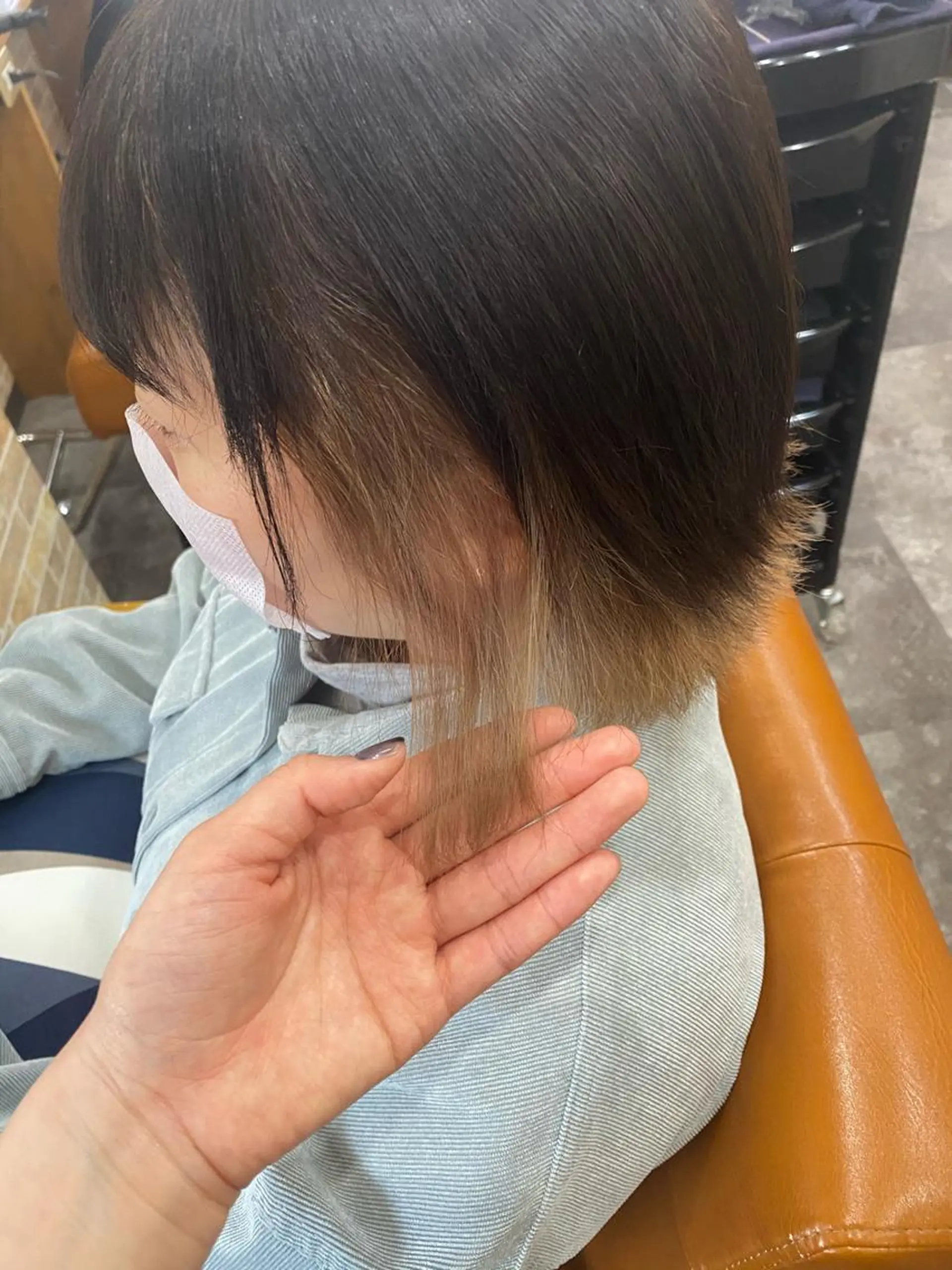 ミディアム ヘアカラー トリートメント 美髪ヘア 🤍erikaのヘアスタイル