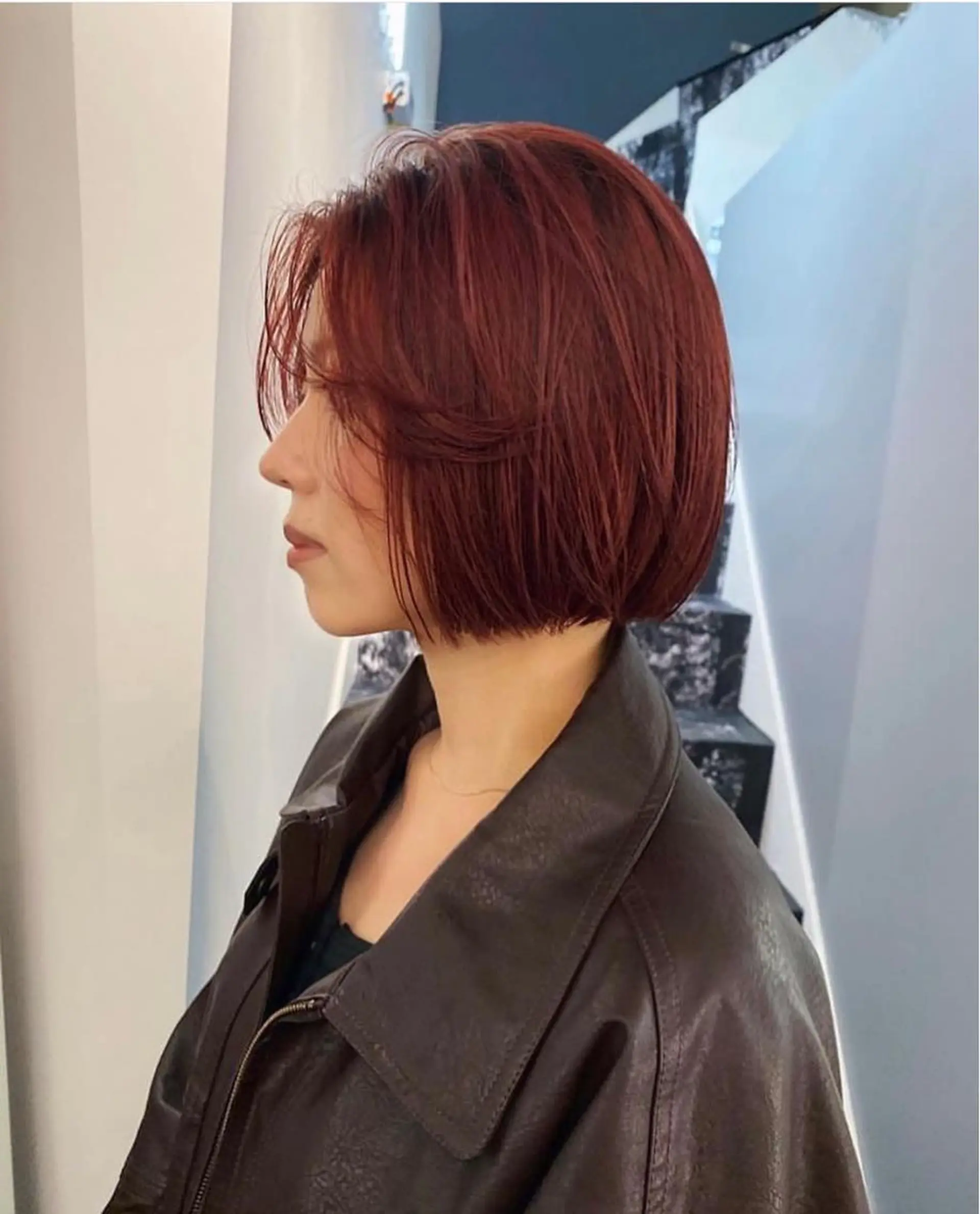 ミディアム ヘアカラー レイヤー/顔周り/ 透明感/ののか💞のヘアスタイル