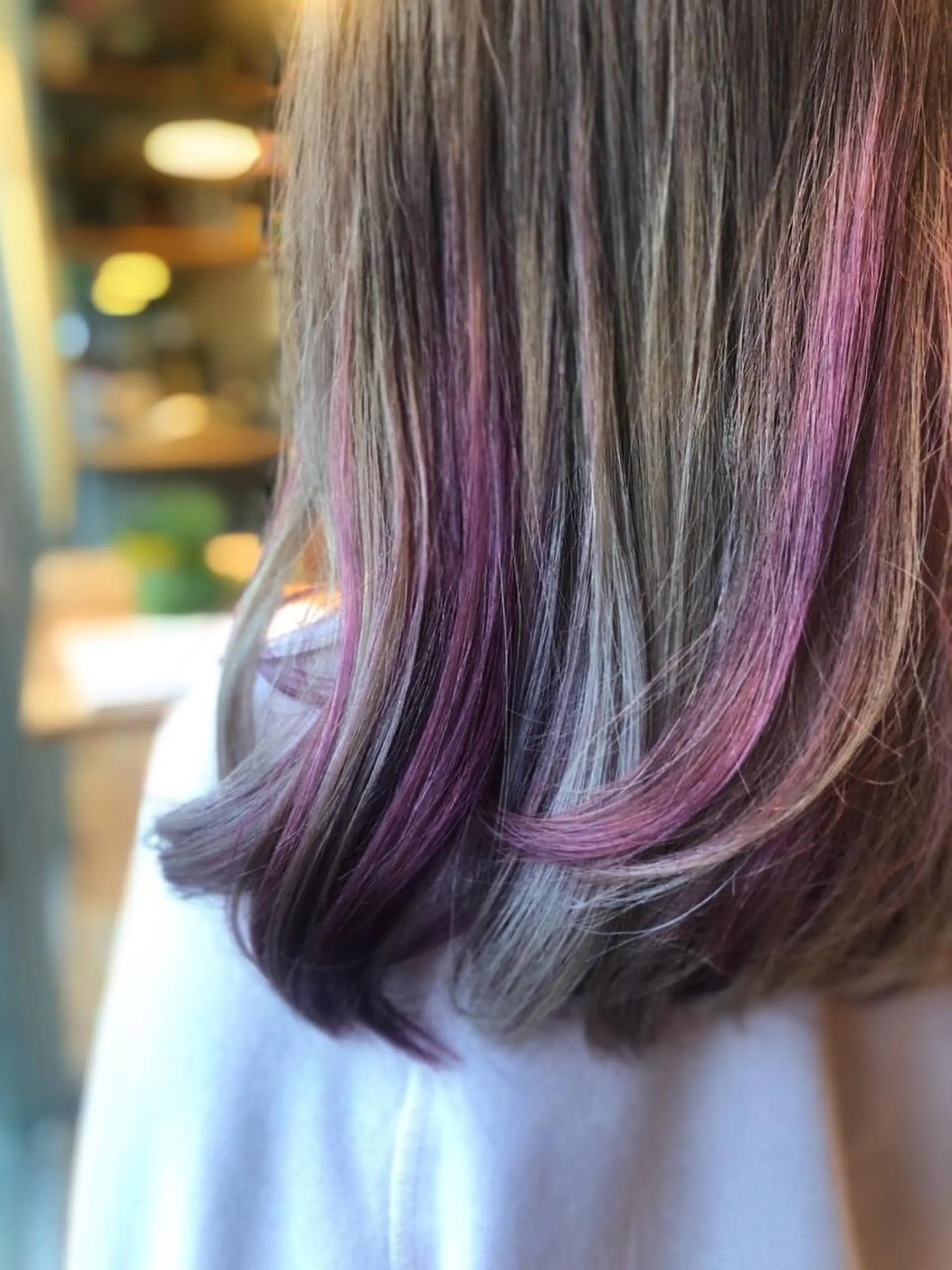 ミディアム カラー BEACH　HAIR&NAIL所属・両国駅徒歩1分⭐️ アイロン仕上げのヘアスタイル