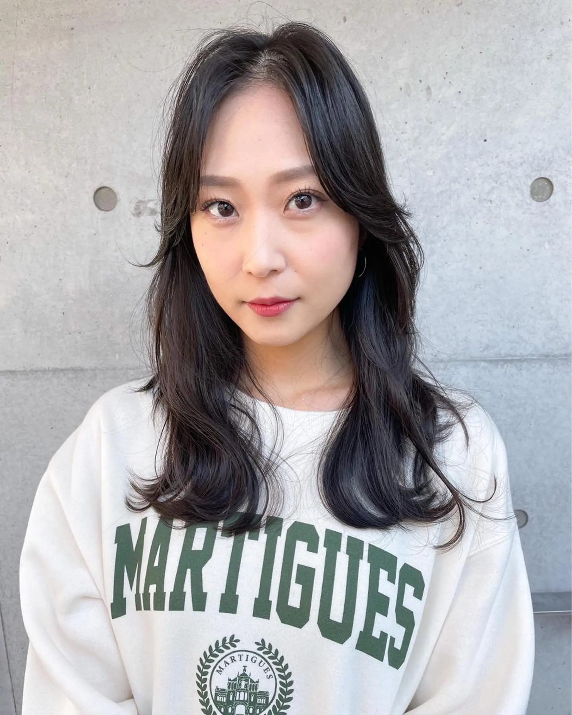 セミロング カット トリートメント nessヤマサキ リュウタのヘアスタイル