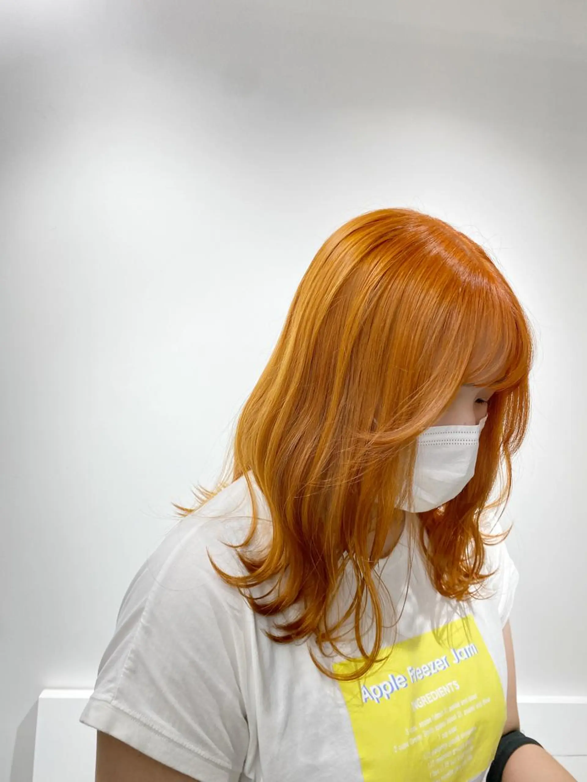 カラー オレンジ NUMBER 天王寺YUYAのヘアスタイル