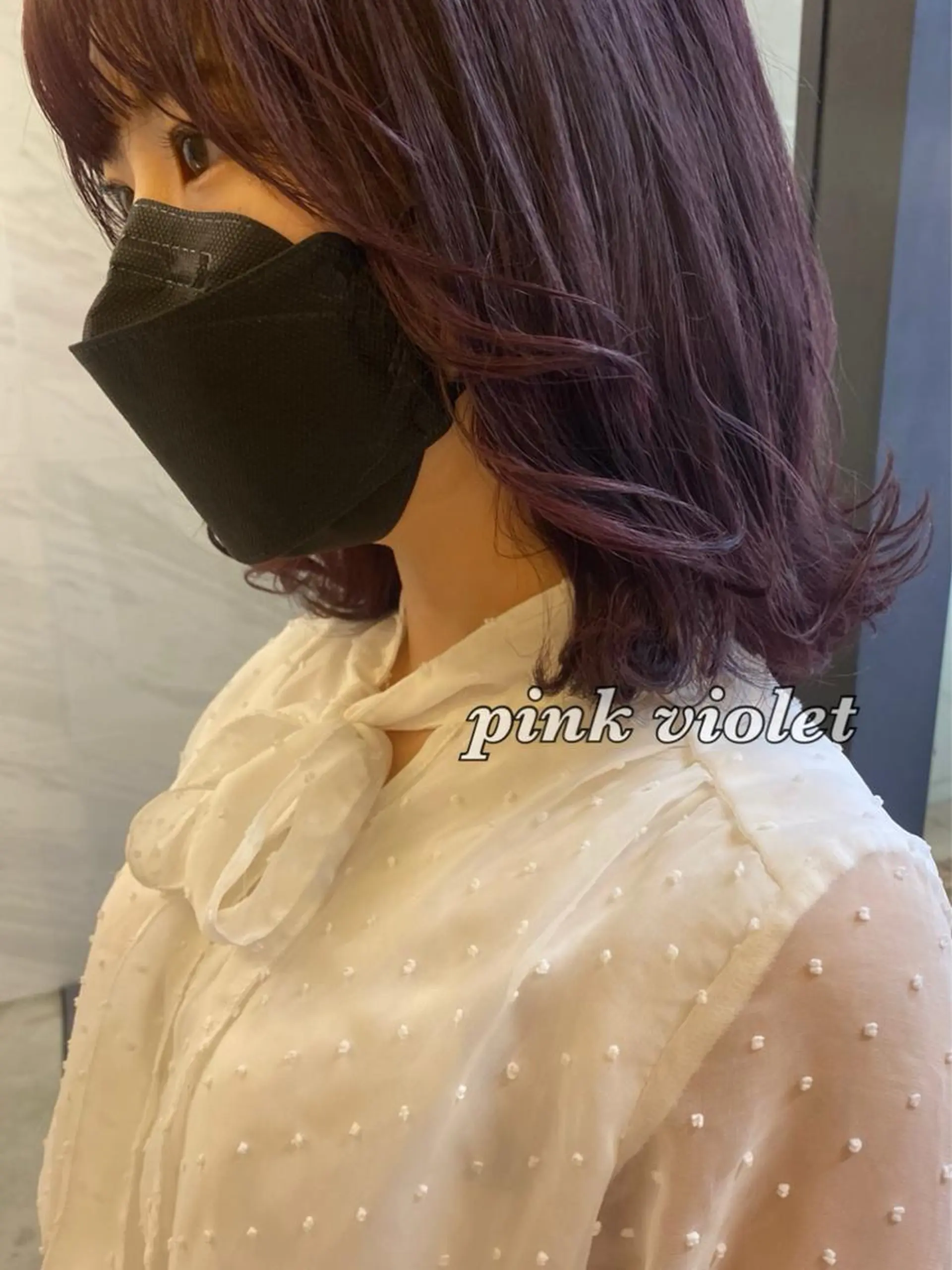 ミディアム 顔まわりレイヤー 顔周りカット レイヤーカット おおつき ありかのヘアスタイル