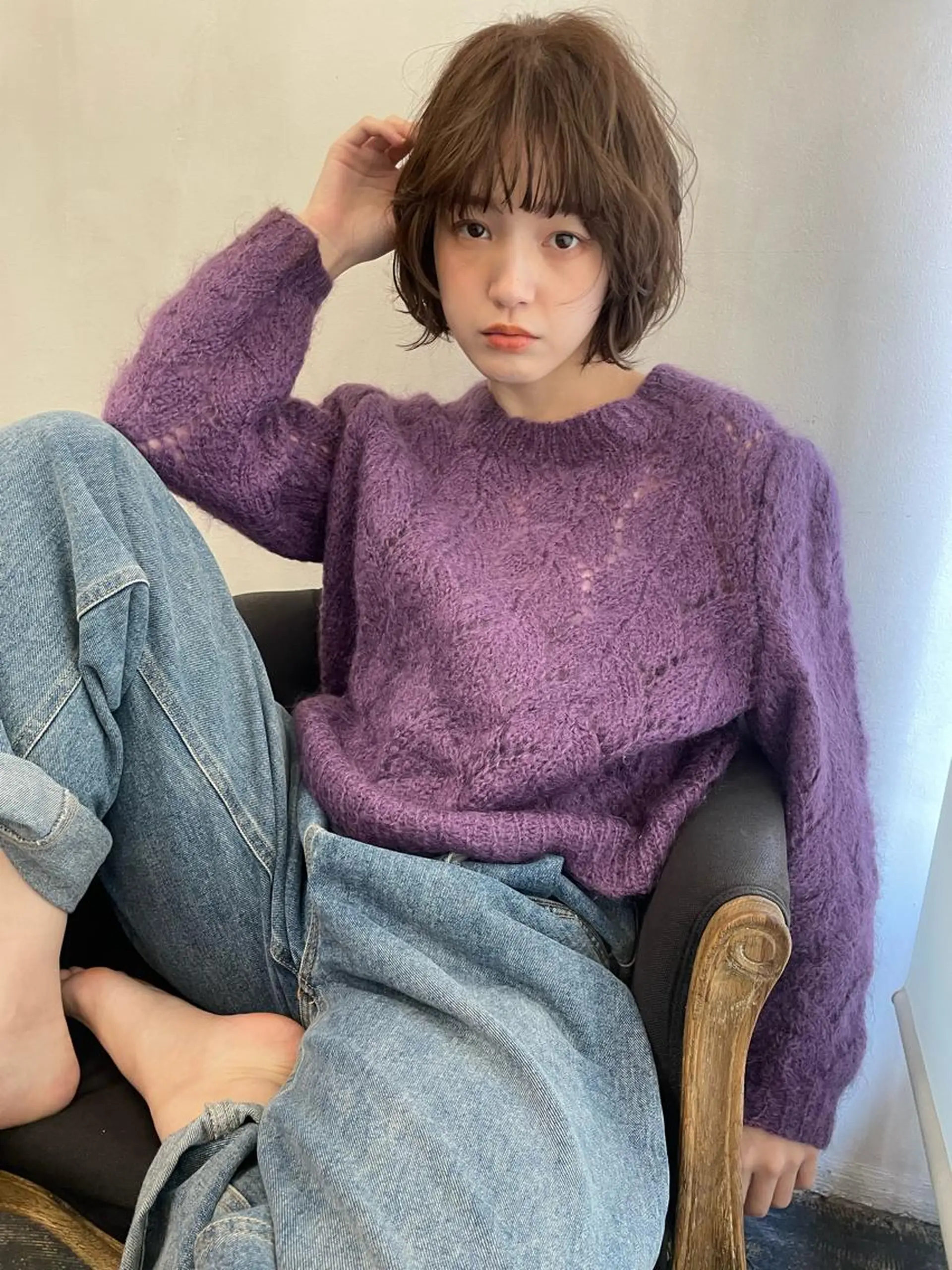 ショート カラー カット ヘアカラー ヘッドスパ ショート/ボブ専門 宮脇美奈/南船場のヘアスタイル