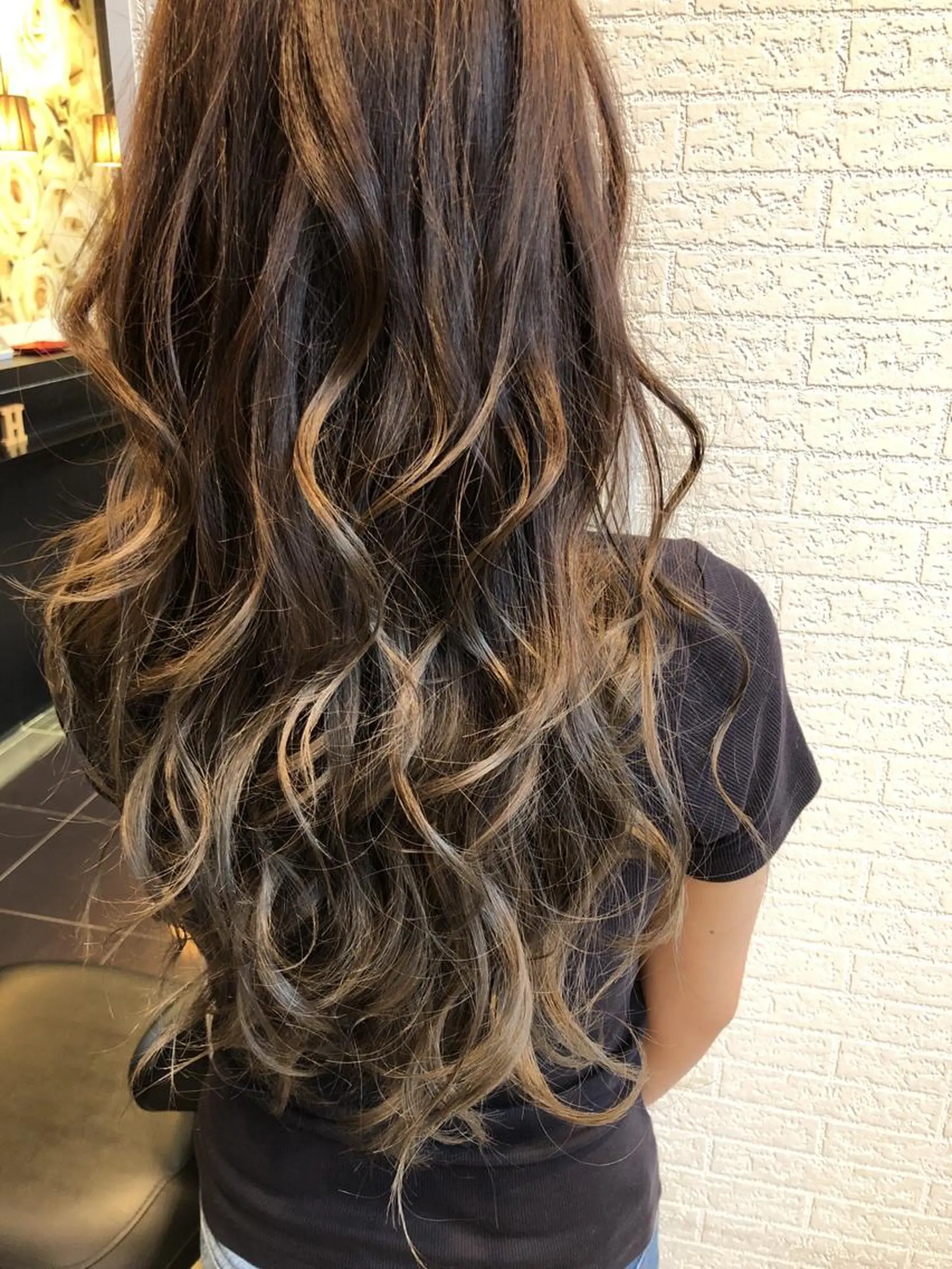 ロング カラー 久保田 茜のヘアスタイル