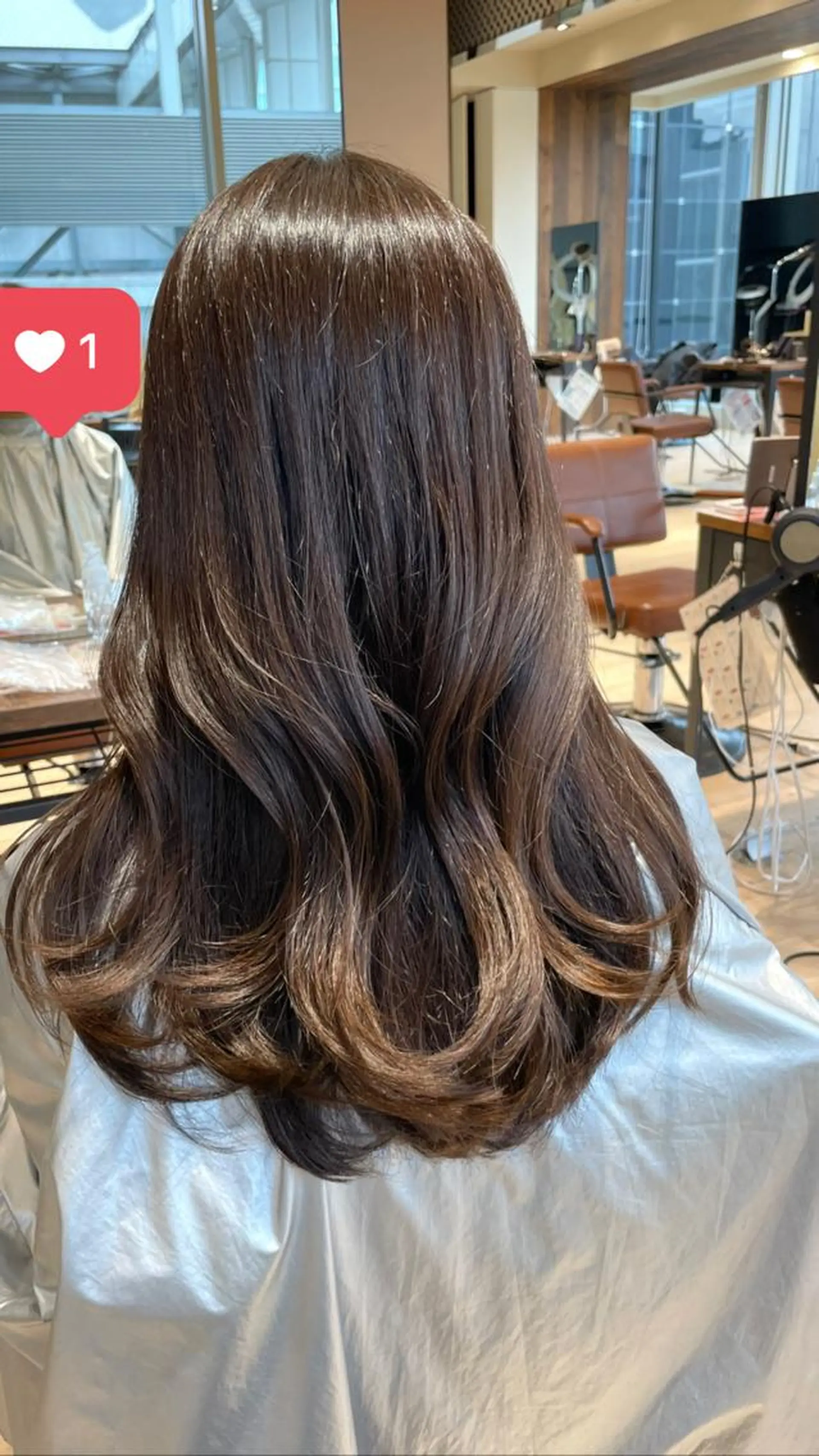 ロング カラー 本格韓国ヘア🇰🇷 【uni】キューさんのヘアスタイル