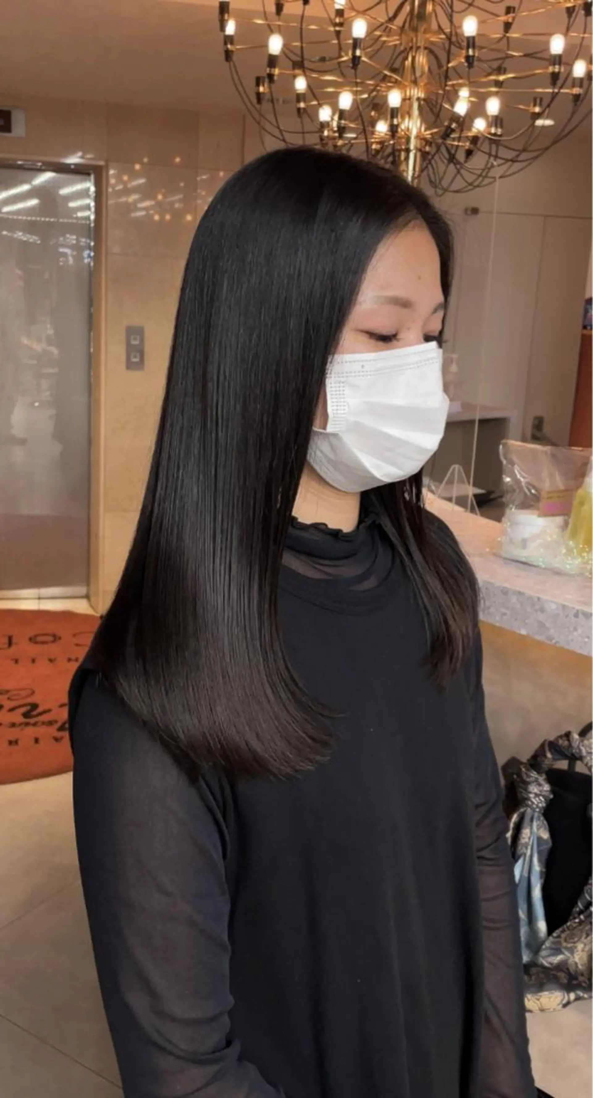 ロング カラー 髪質改善、癖毛直し 縮毛矯正が得意のヘアスタイル