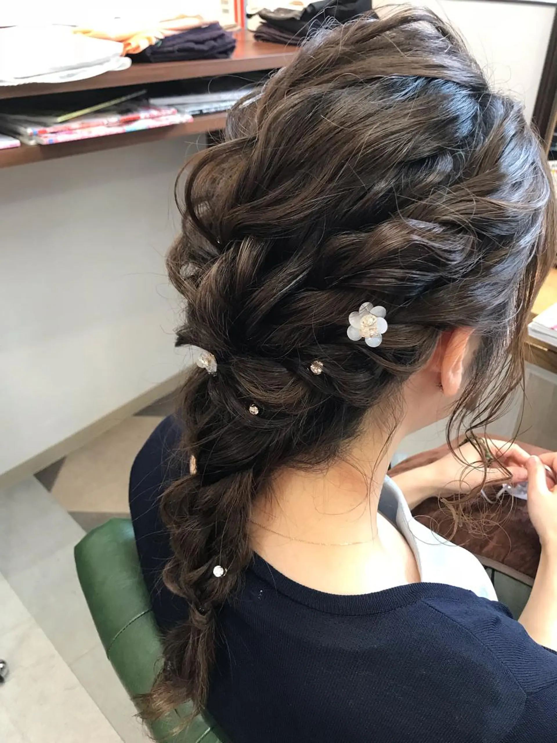 セミロング ヘアセット KAJI MANAMIのヘアスタイル