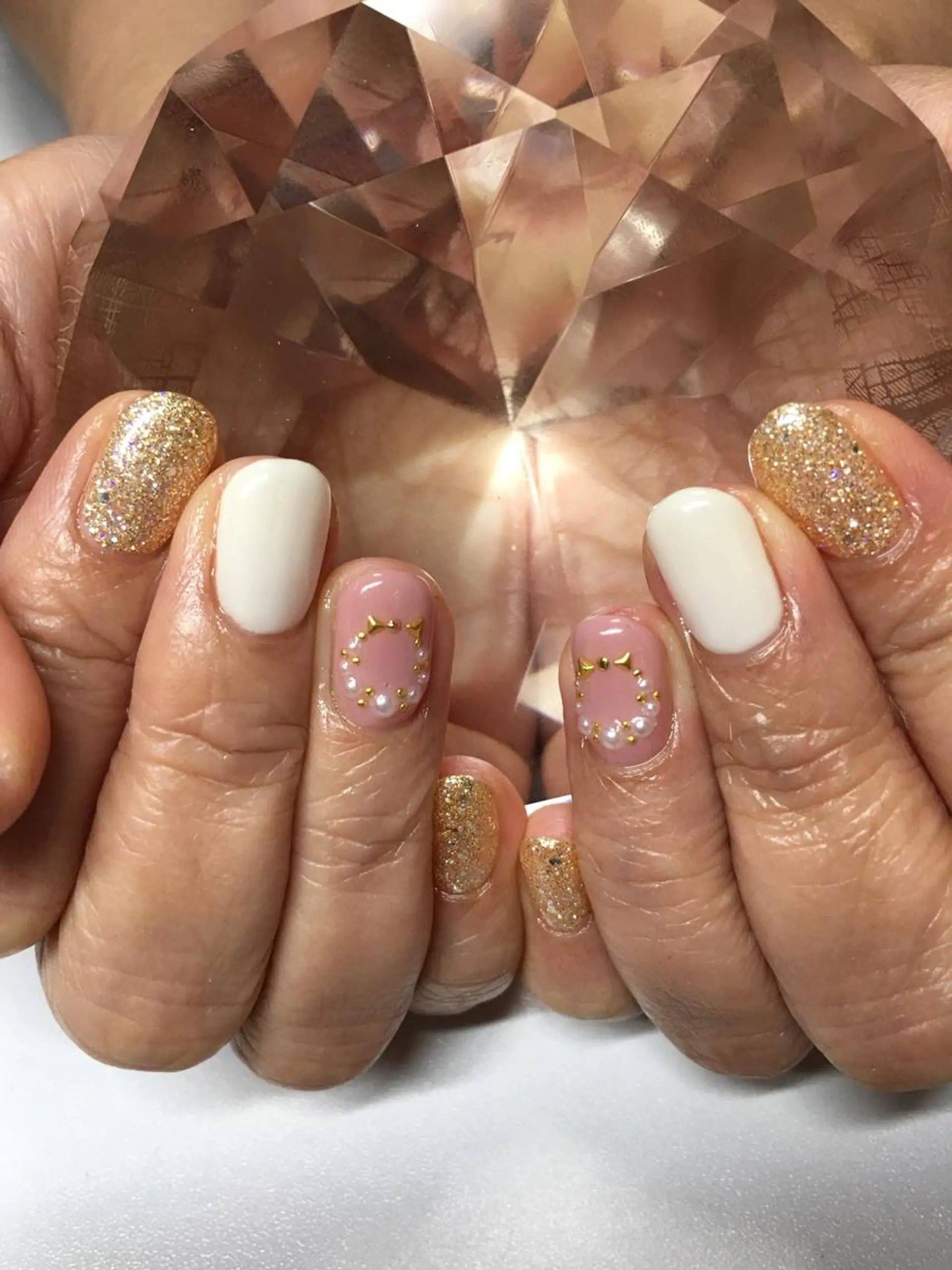 ネイル 冬ネイル クリスマス glow_ nailのネイルデザイン