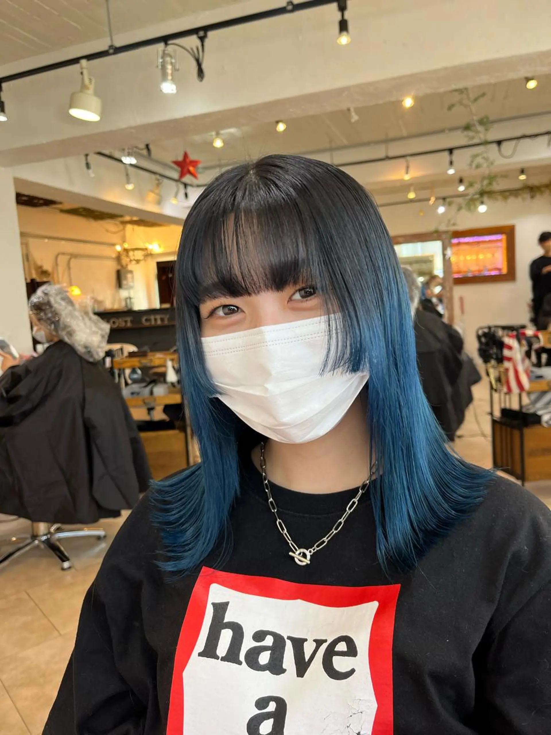 セミロング カラー 💛ハイトーン💛 りむのヘアスタイル