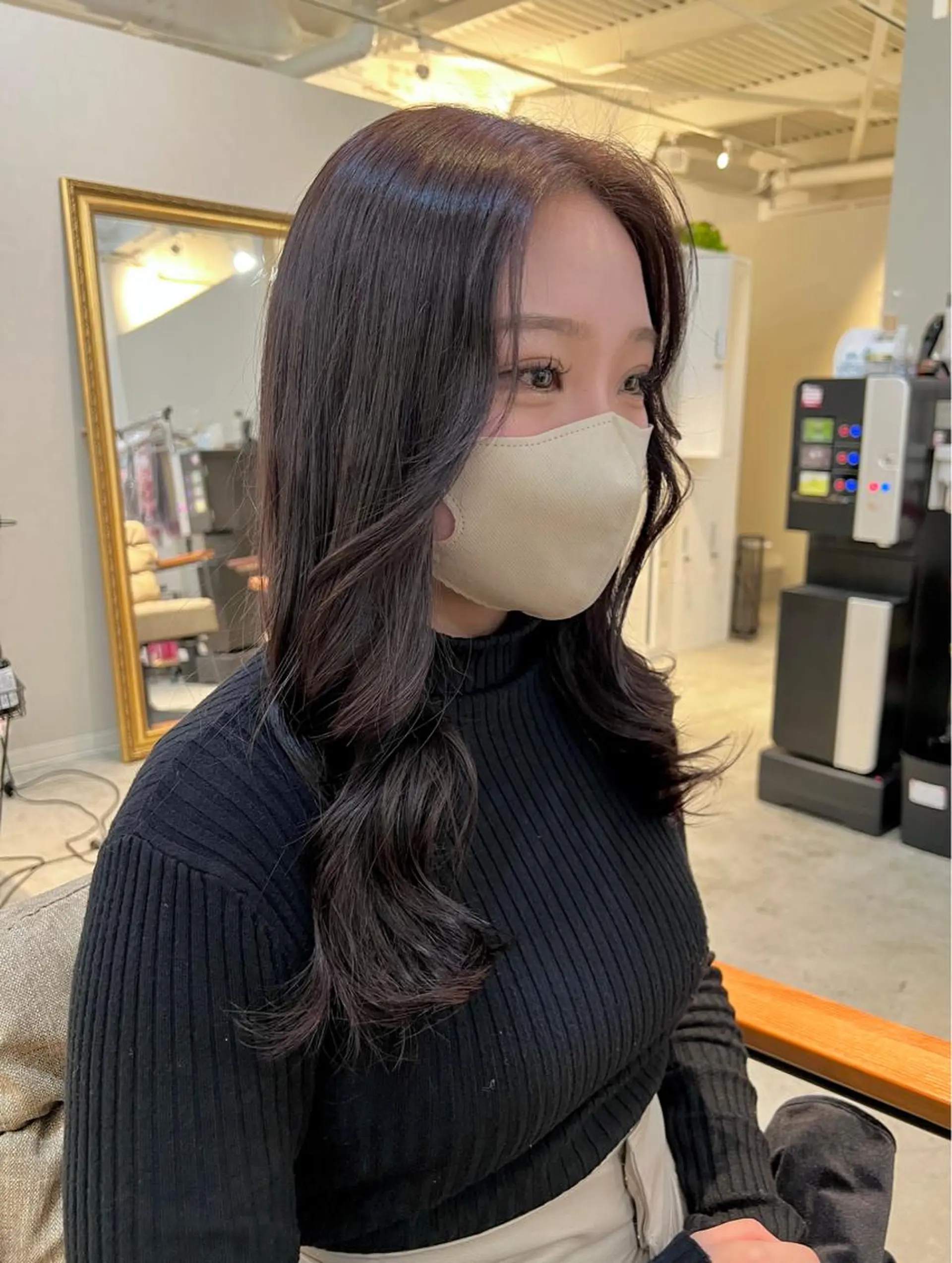 ロング カラー ヘアカラー トリートメント 目を惹く艶髪/髪質 改善カラー🤎ぐっちのヘアスタイル