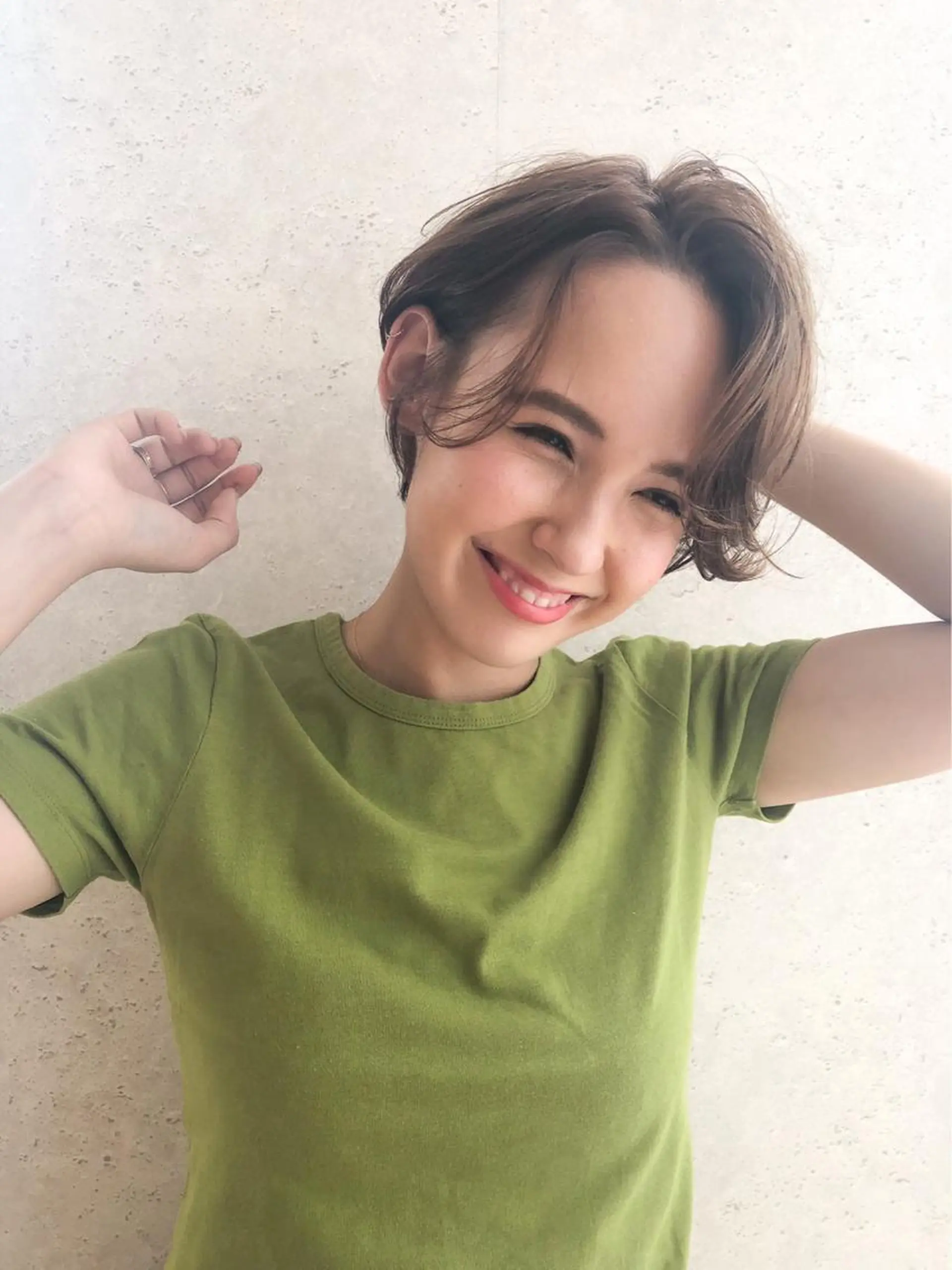 ショート カラー 髪質改善／艶髪特化 /柔らかさ/清水翔矢のヘアスタイル