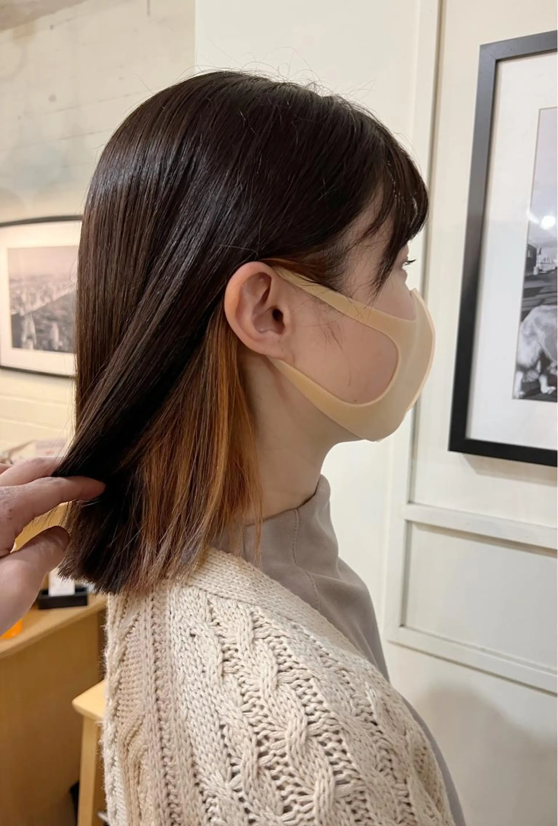 ロング カラー ブリーチ カット ヘアカラー トリートメント 🌿ダブルカラー/ 明大前/中村渓太のヘアスタイル