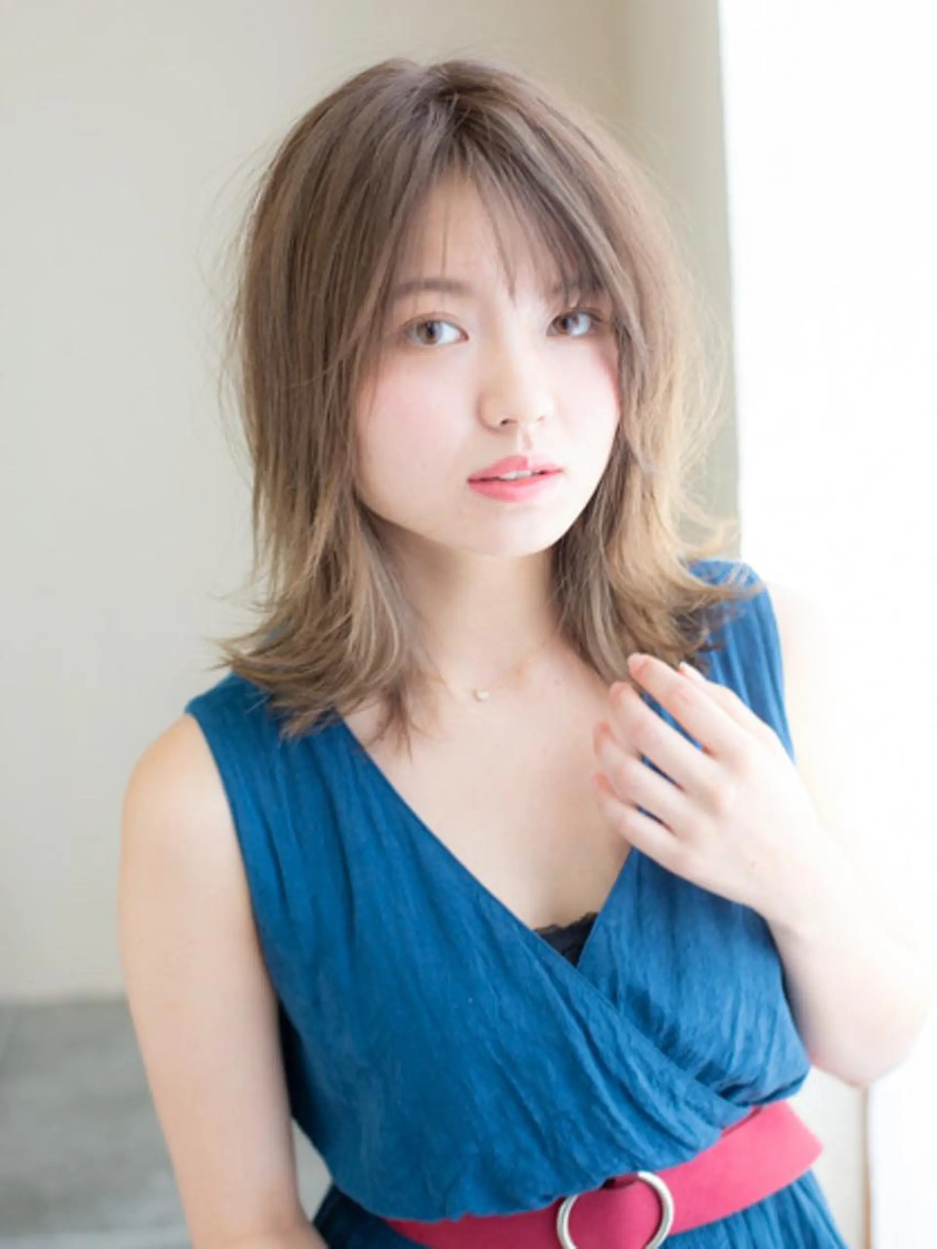 ミディアム カラー ヘアアレンジ 【公式】amble luxe池袋東口🩷のヘアスタイル