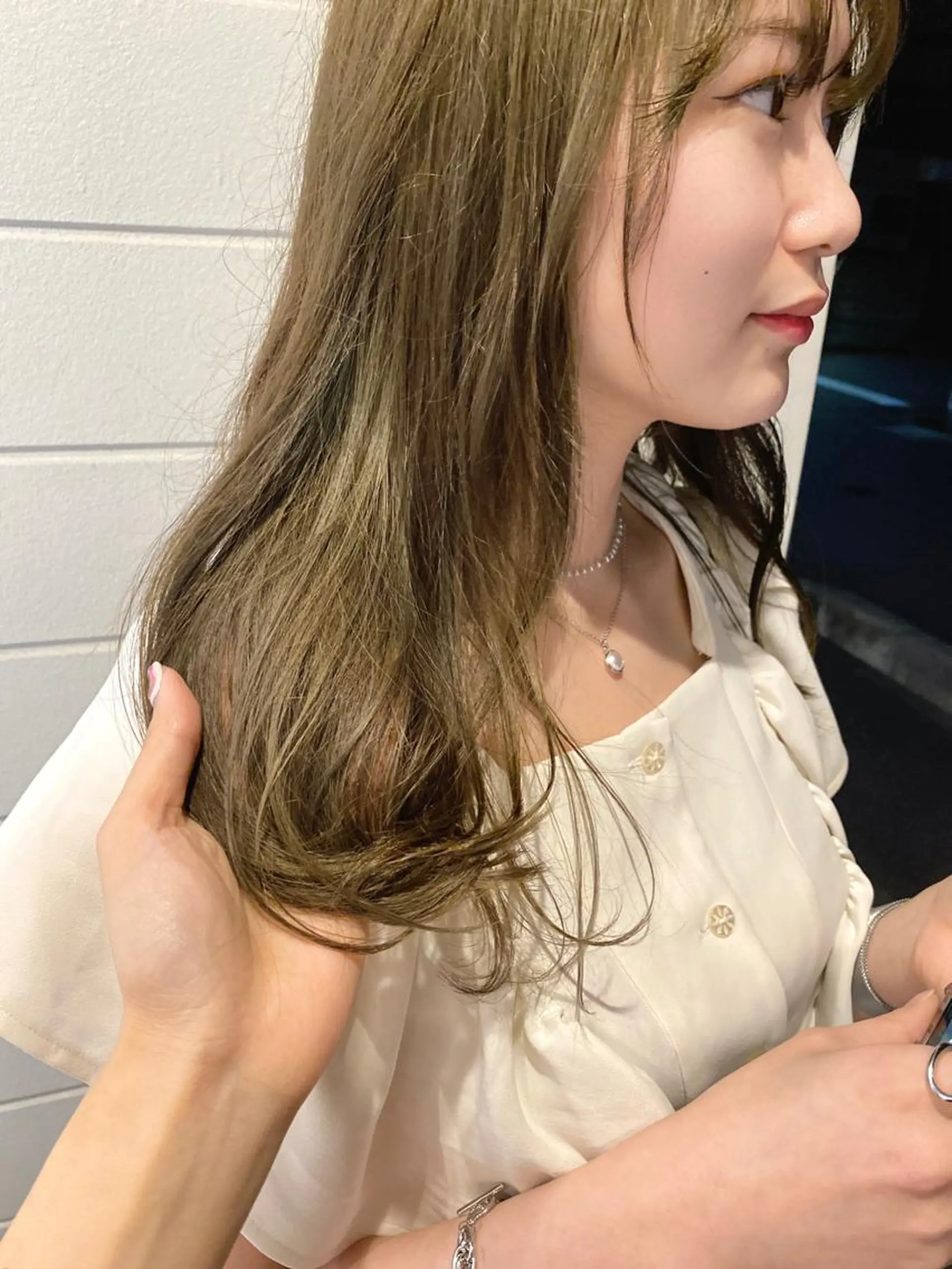 ロング カラー ミント akim kaminoke所属・矢場町 🌟yopiのヘアスタイル