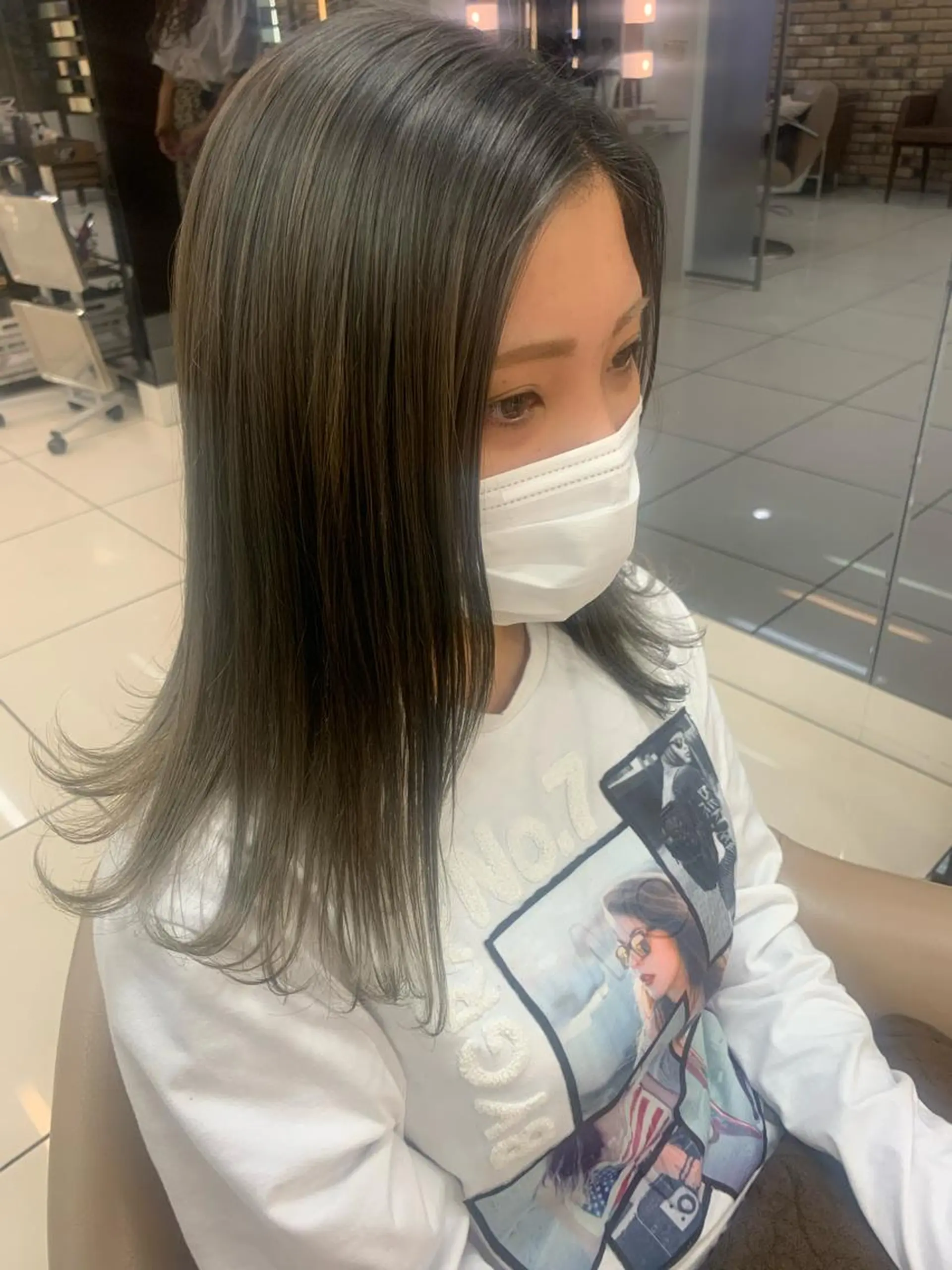 ミディアム カラー ママ美容師まつげ 🤍まき🤍のマツエク・マツパデザイン