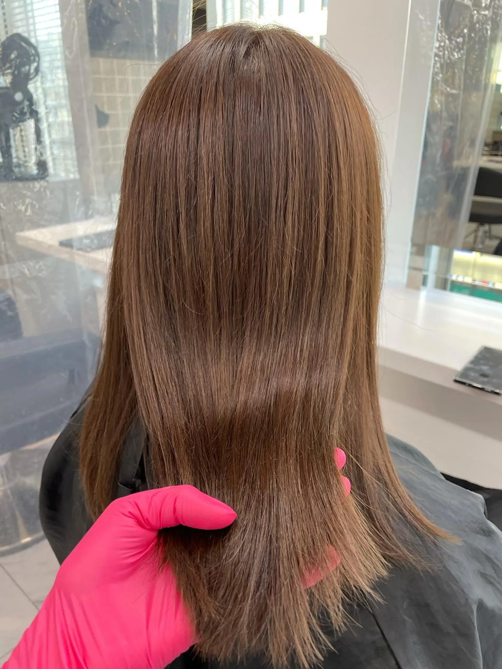 ミディアム カット ヘアカラー 【美容室が苦手な方 専問美容室】MIHOのヘアスタイル