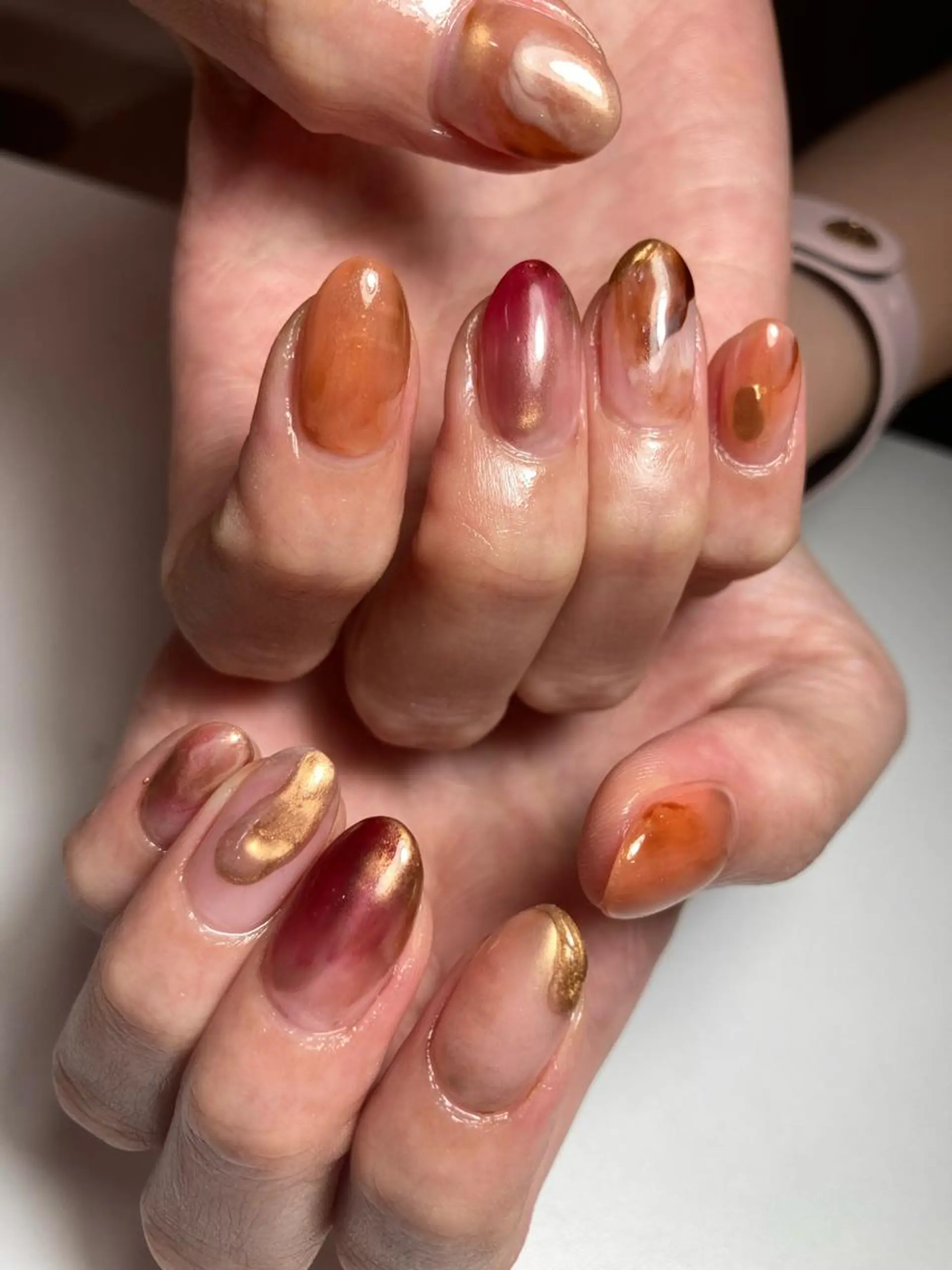 ネイル ニュアンスネイル cleanbelle jrのネイルデザイン