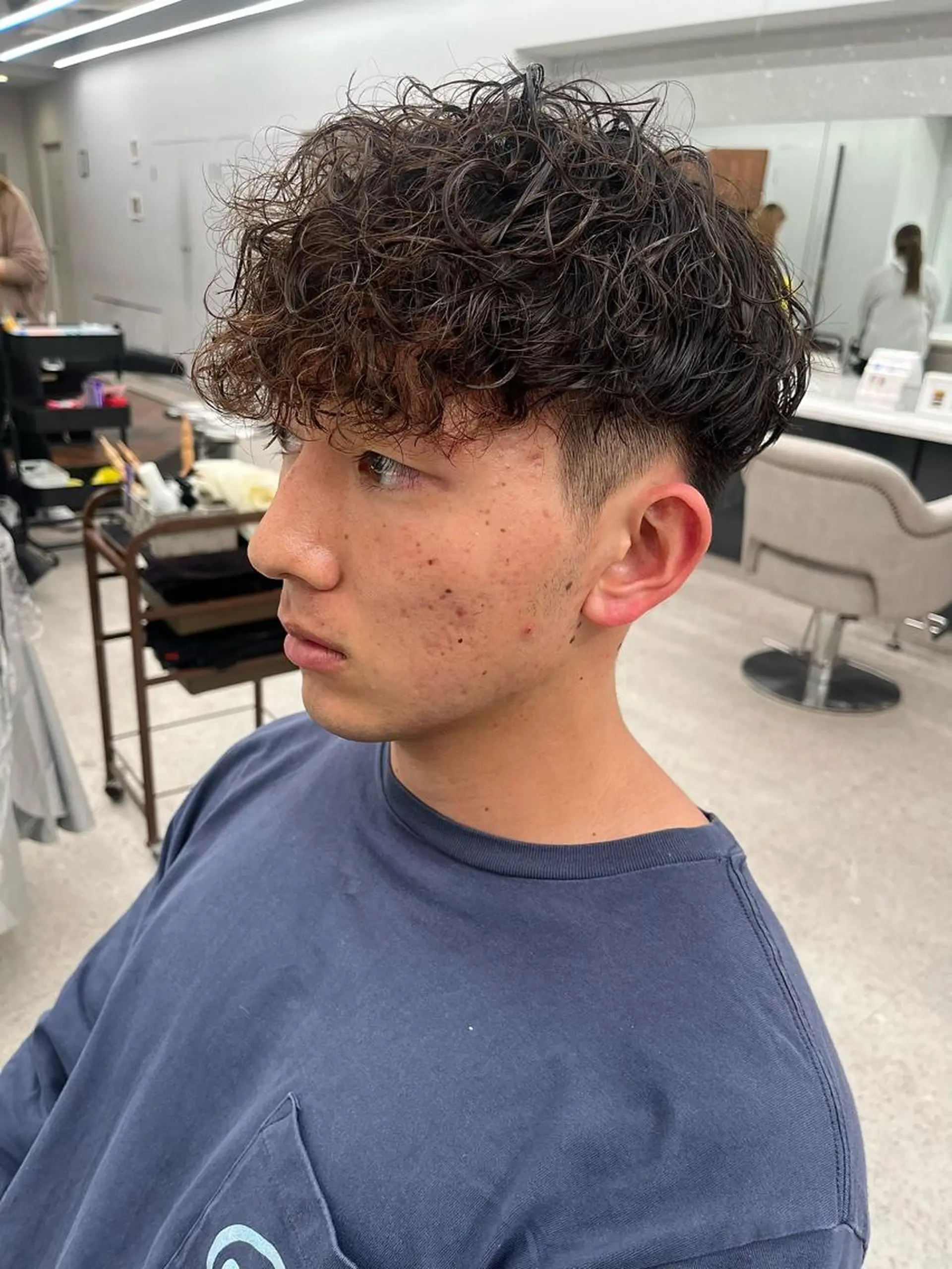 パーマ メンズ カット パーマ 🍐シャドウパーマ メンズ特化/守岡🍐のヘアスタイル