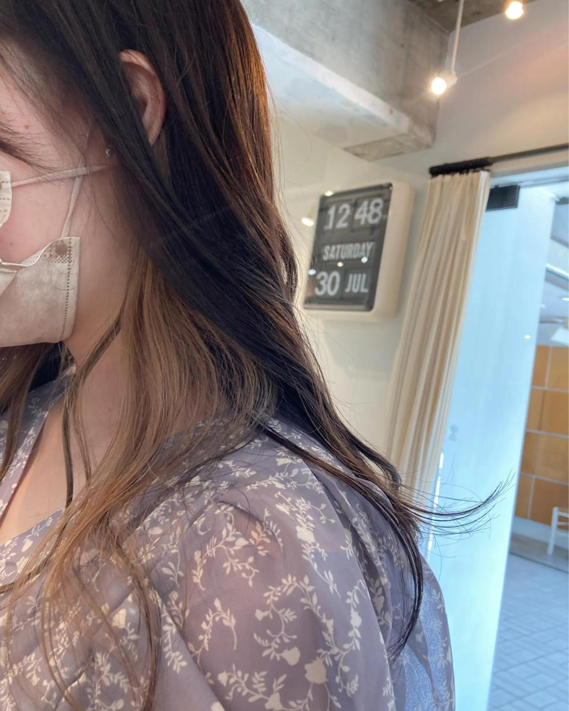 カラー ブリーチ イヤリングカラー Hair Life Design NiCO所属・カットモデル 募集中/アスカのヘアスタイル