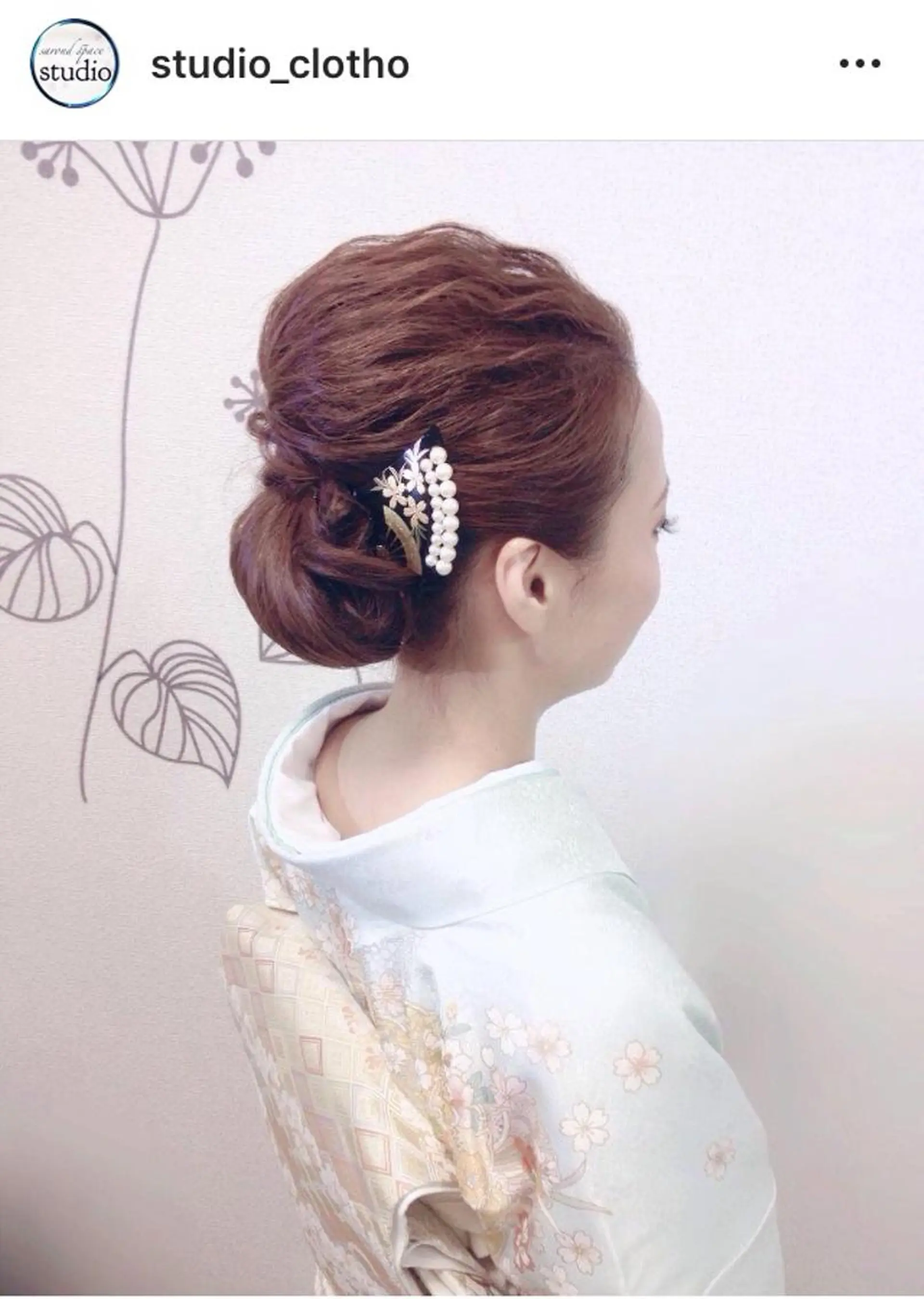 ヘアアレンジ 着物ヘア 結婚式・ブライダル 京都.祇園セットサロン:スタジオ ヒロ【Studio hiro】所属・ヒロ(hiro) •スタジオヒロのヘアスタイル