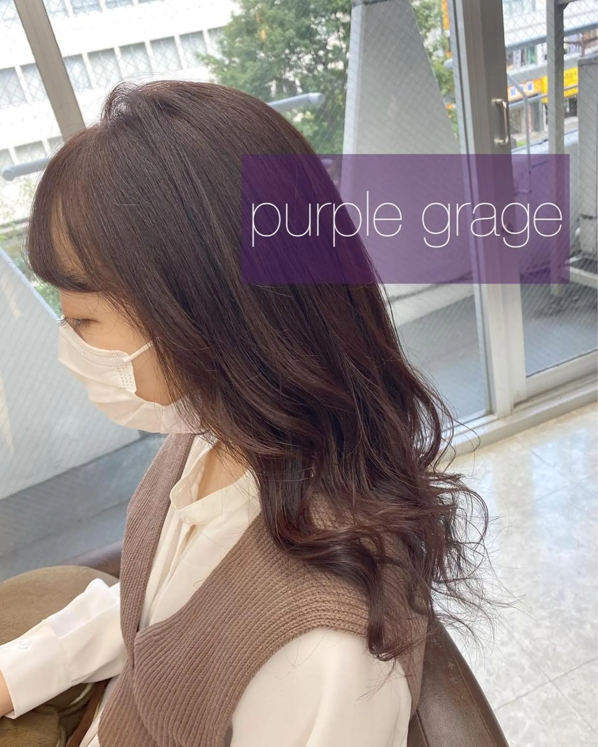 ロング カラー 後藤紗英/髪質改善 /オリーブベージュのヘアスタイル