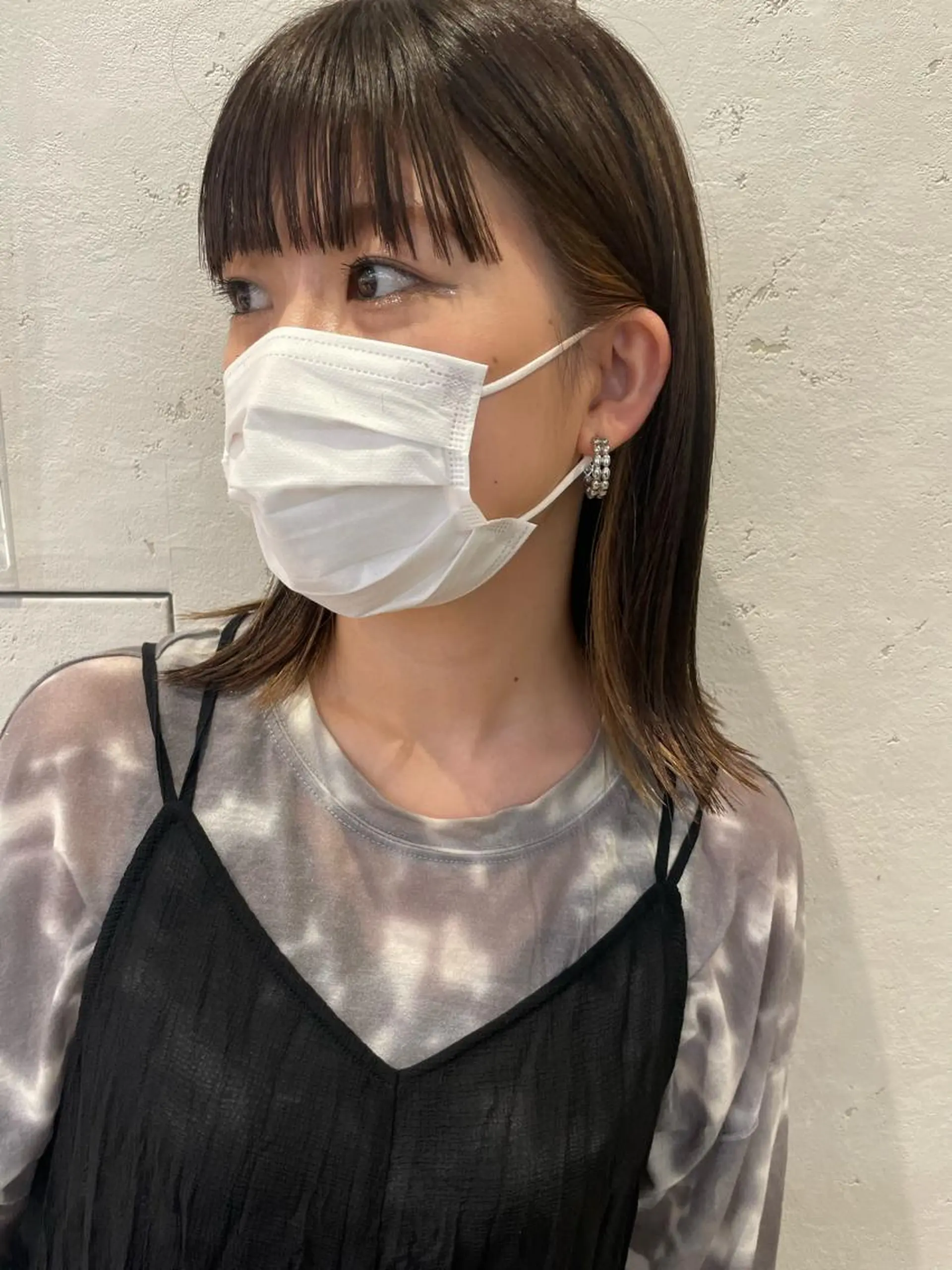 ミディアム カラー カット ヘアカラー トリートメント ♥️ブリーチ/ボブ/ レイヤー♥️maiのヘアスタイル