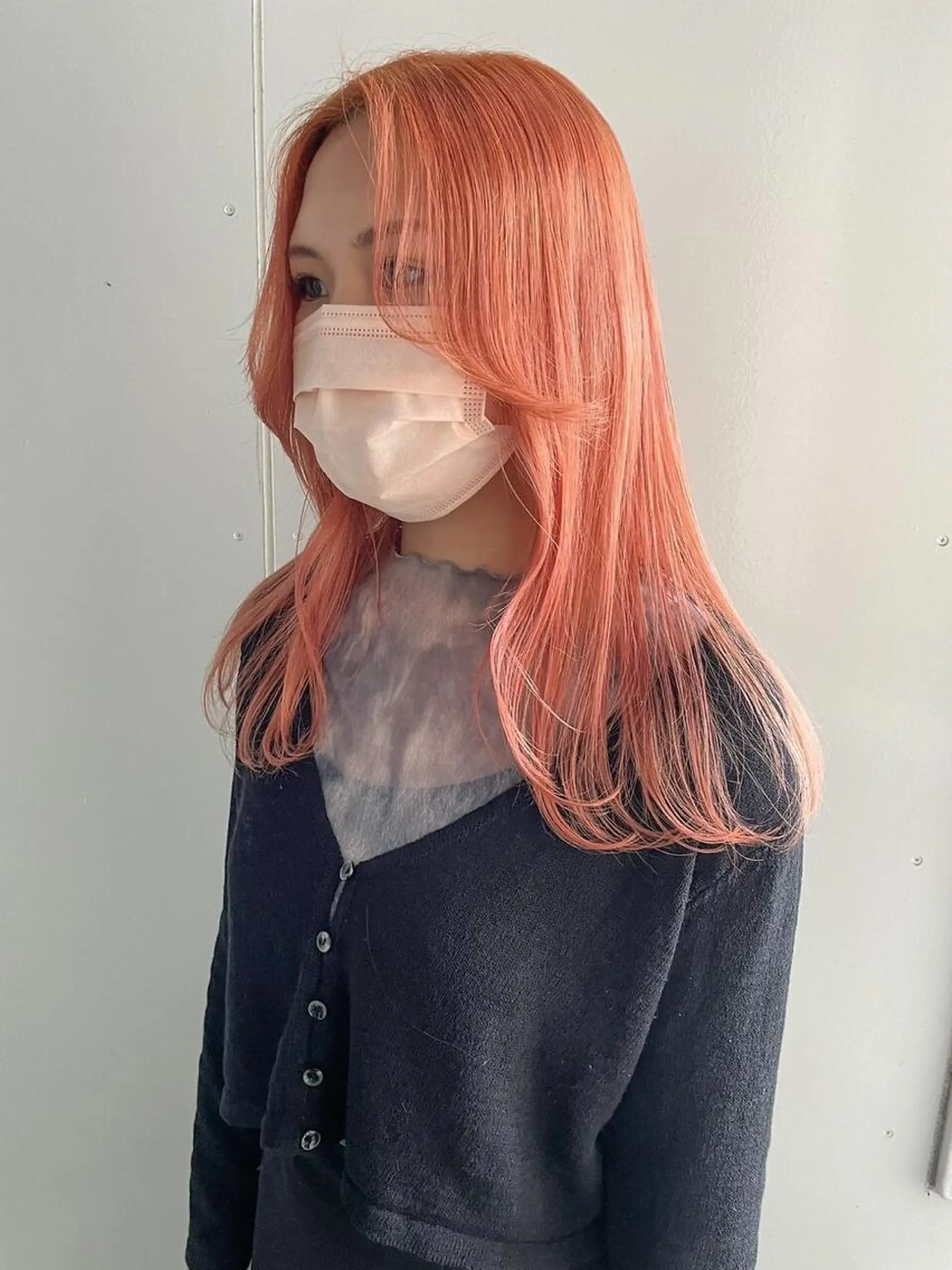 セミロング カラー ピンクカラー yiye 青山所属・無料カットモデル募集 🌱ひょうがのヘアスタイル