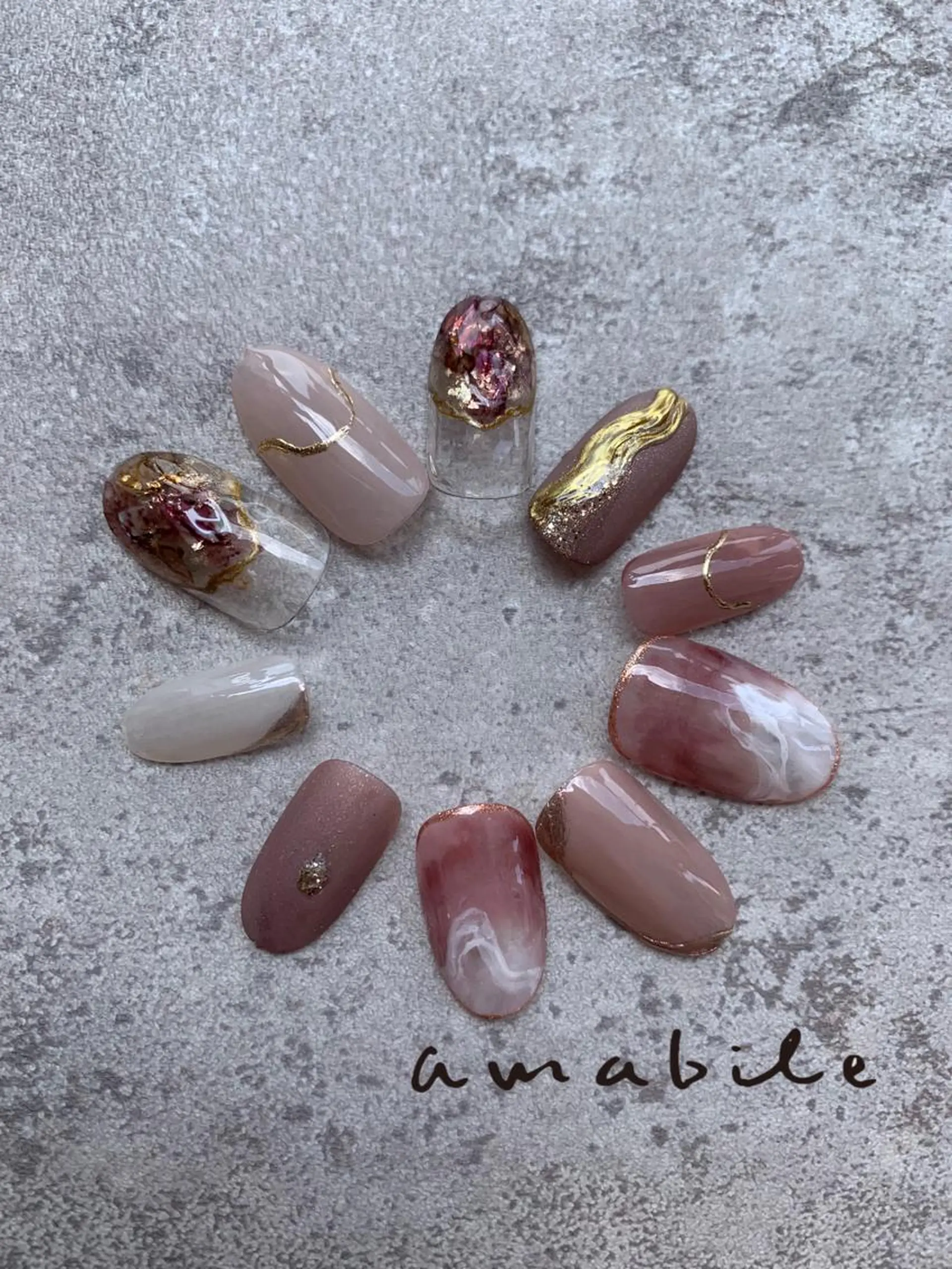 ネイル amabile nailのネイルデザイン