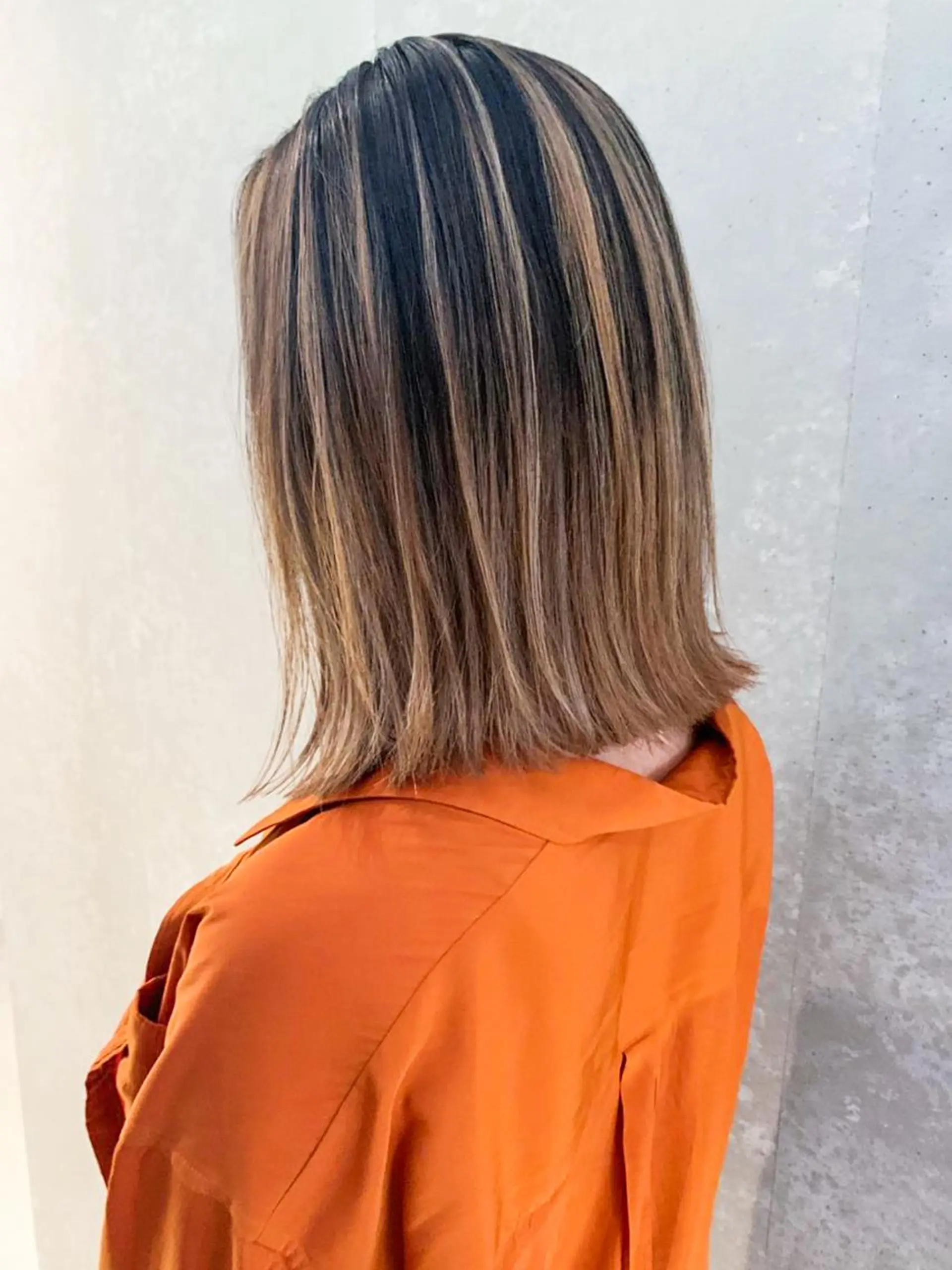 ミディアム カラー ヘアアレンジ パーマ ITbyALBUM 松戸のヘアスタイル