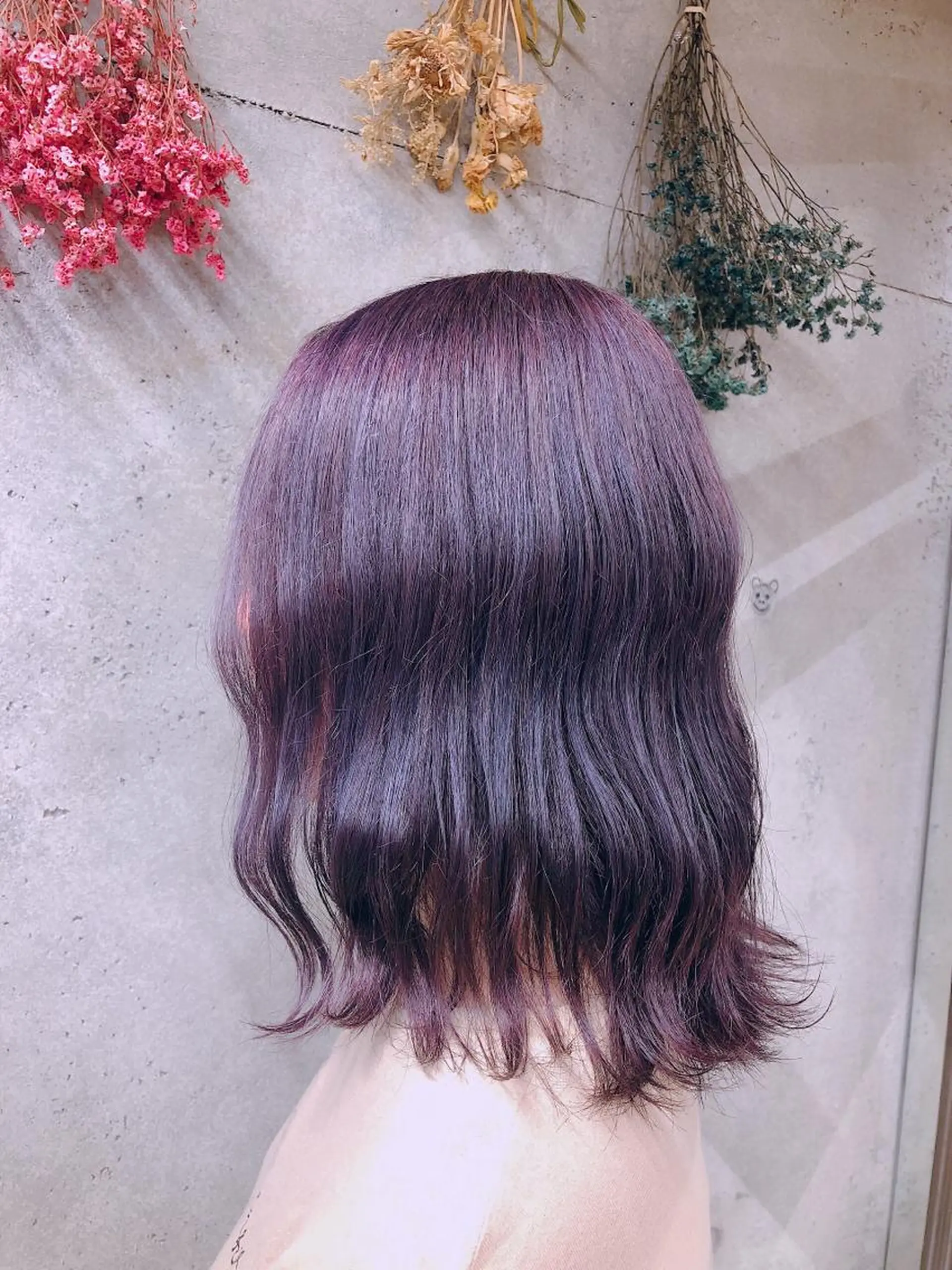 ミディアム カラー wakana 【ブリーチカラー】のヘアスタイル