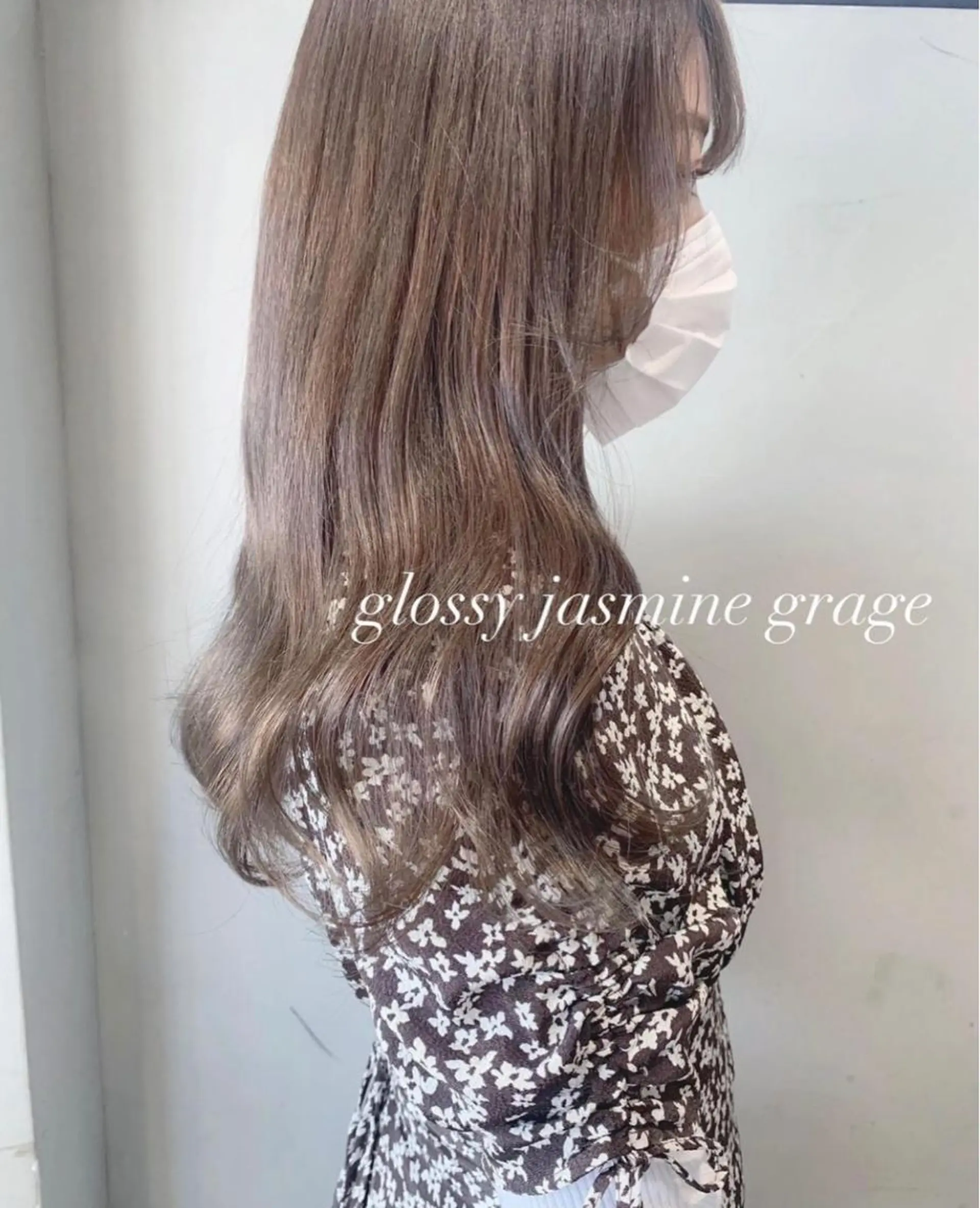 セミロング カラー ヘアカラー ワンホン/韓国ヘア 🤍amiのヘアスタイル