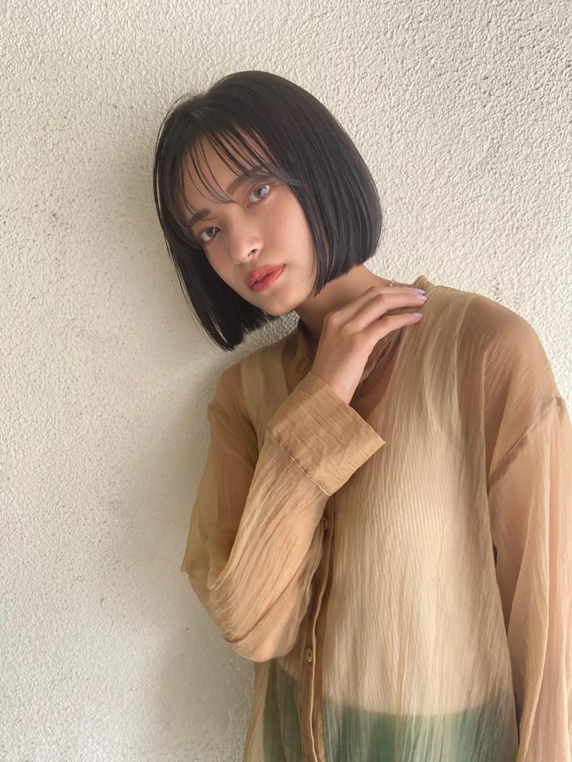 ショート カラー グレージュ 似合わせカット 松尾太樹 【pia】福岡美容室のヘアスタイル