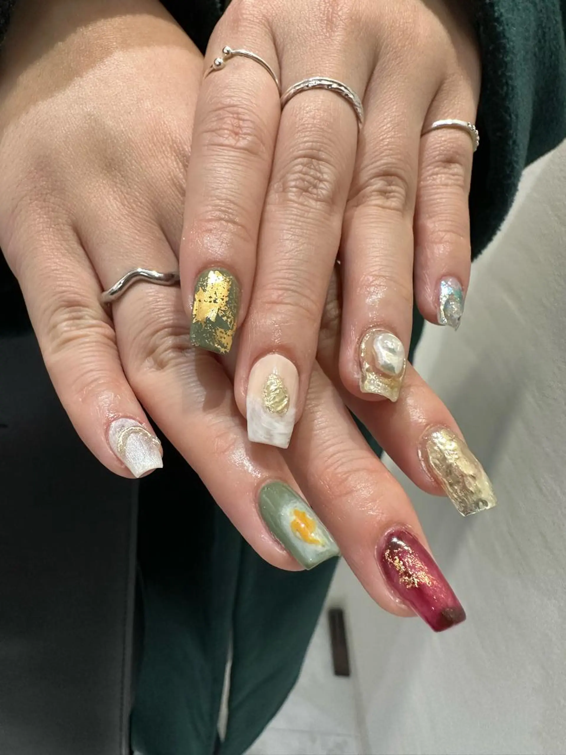 ネイル ハンドネイル フットネイル 個性派ネイル 🌼 ハルカ ♡のマツエク・マツパデザイン