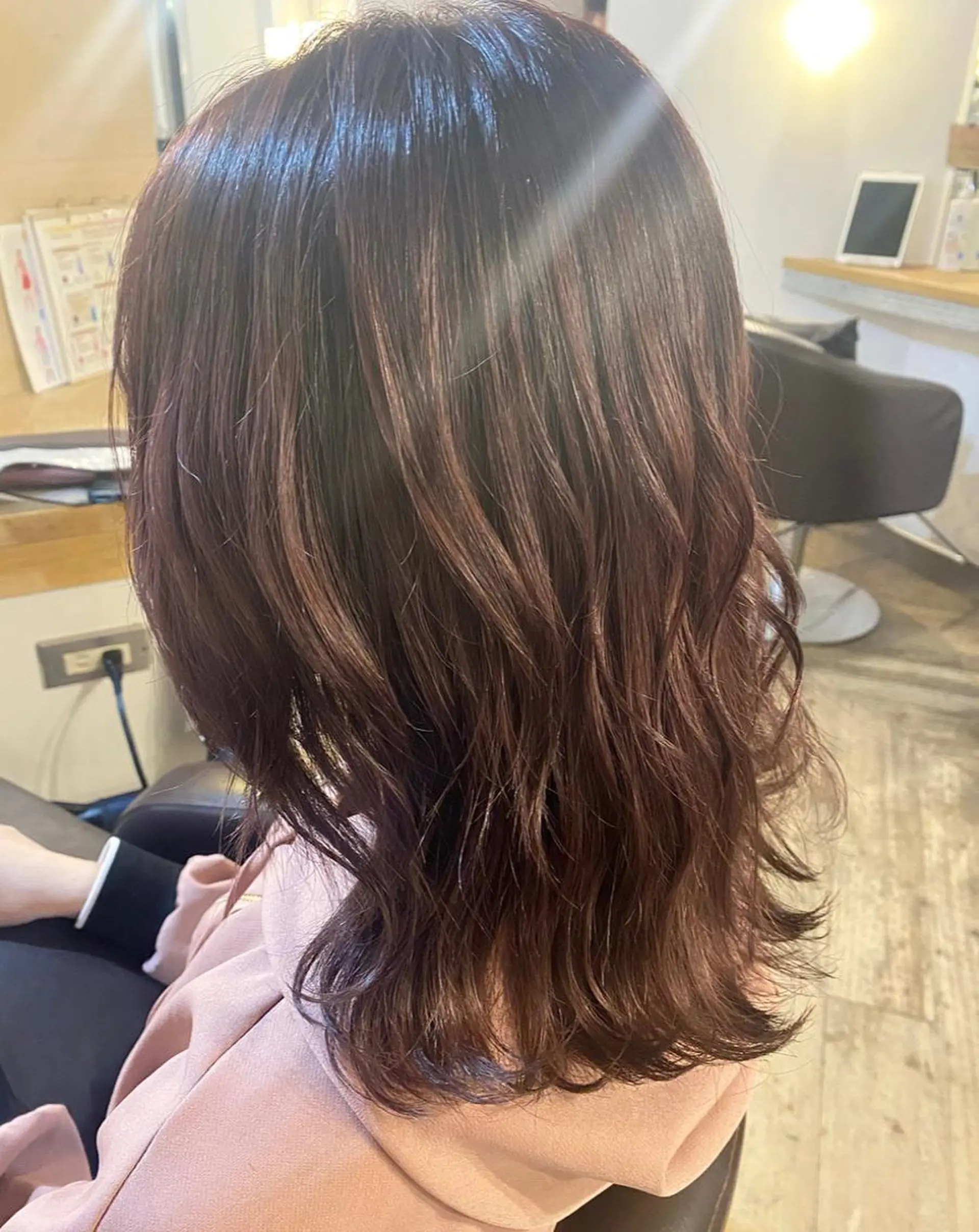 ミディアム カラー ヘアカラー 立花 ふたば🌱のヘアスタイル