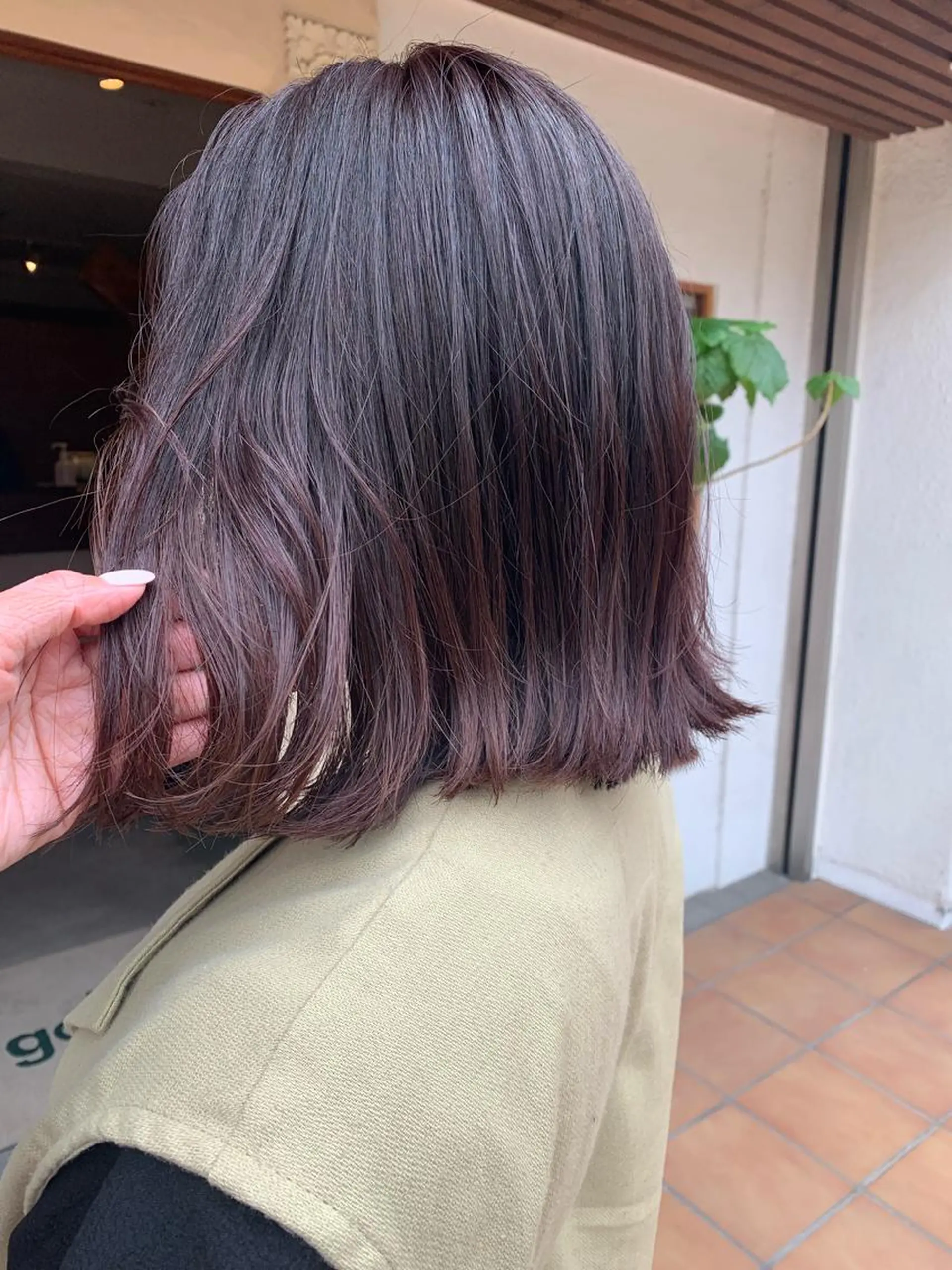 ミディアム カラー ヘアアレンジ カット ヘアカラー トリートメント 中津/柔らかカラー/ ナガオ イズミのヘアスタイル