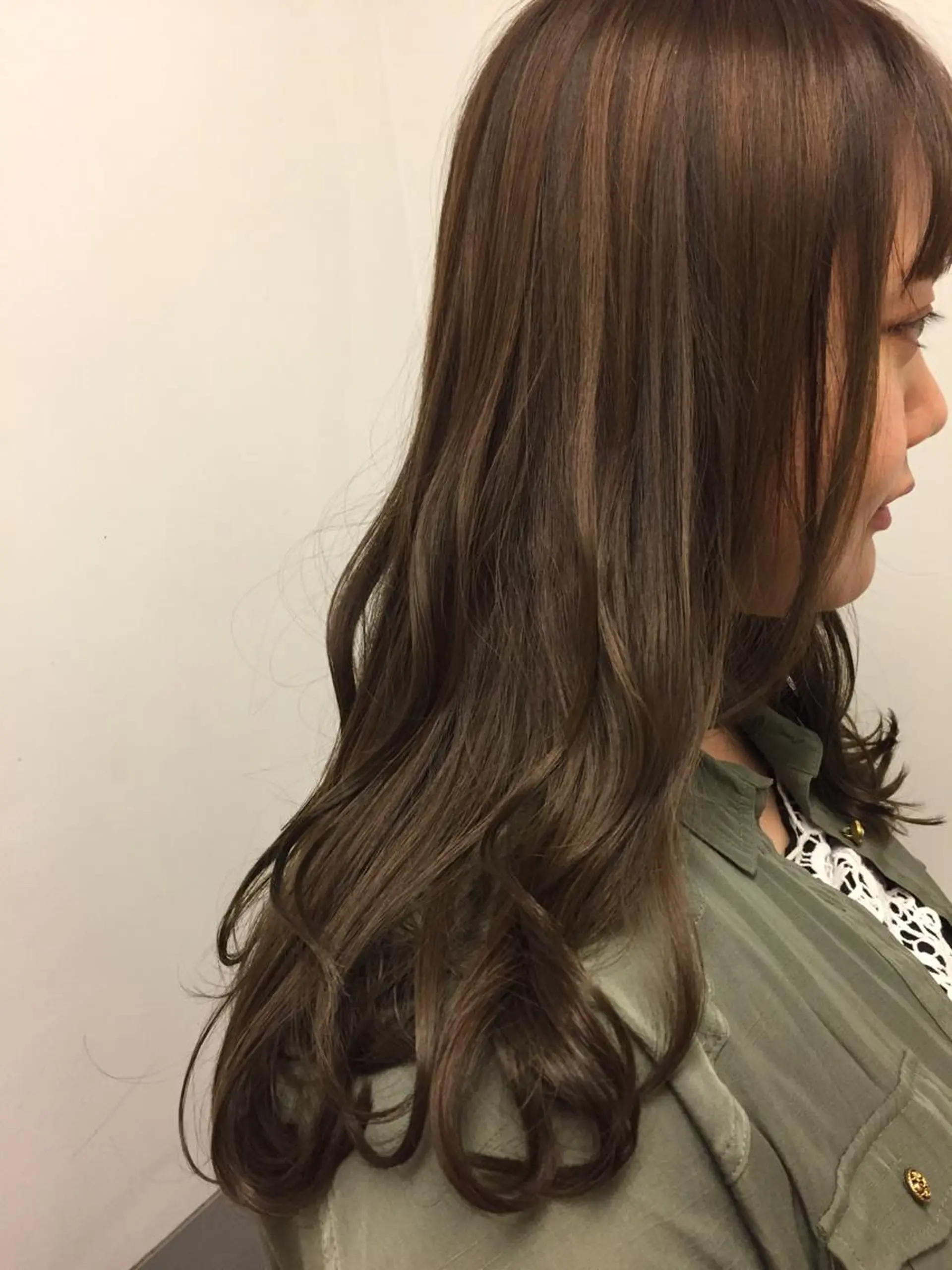 セミロング カラー 💘透明感カラー💘 沖本 将宏のヘアスタイル