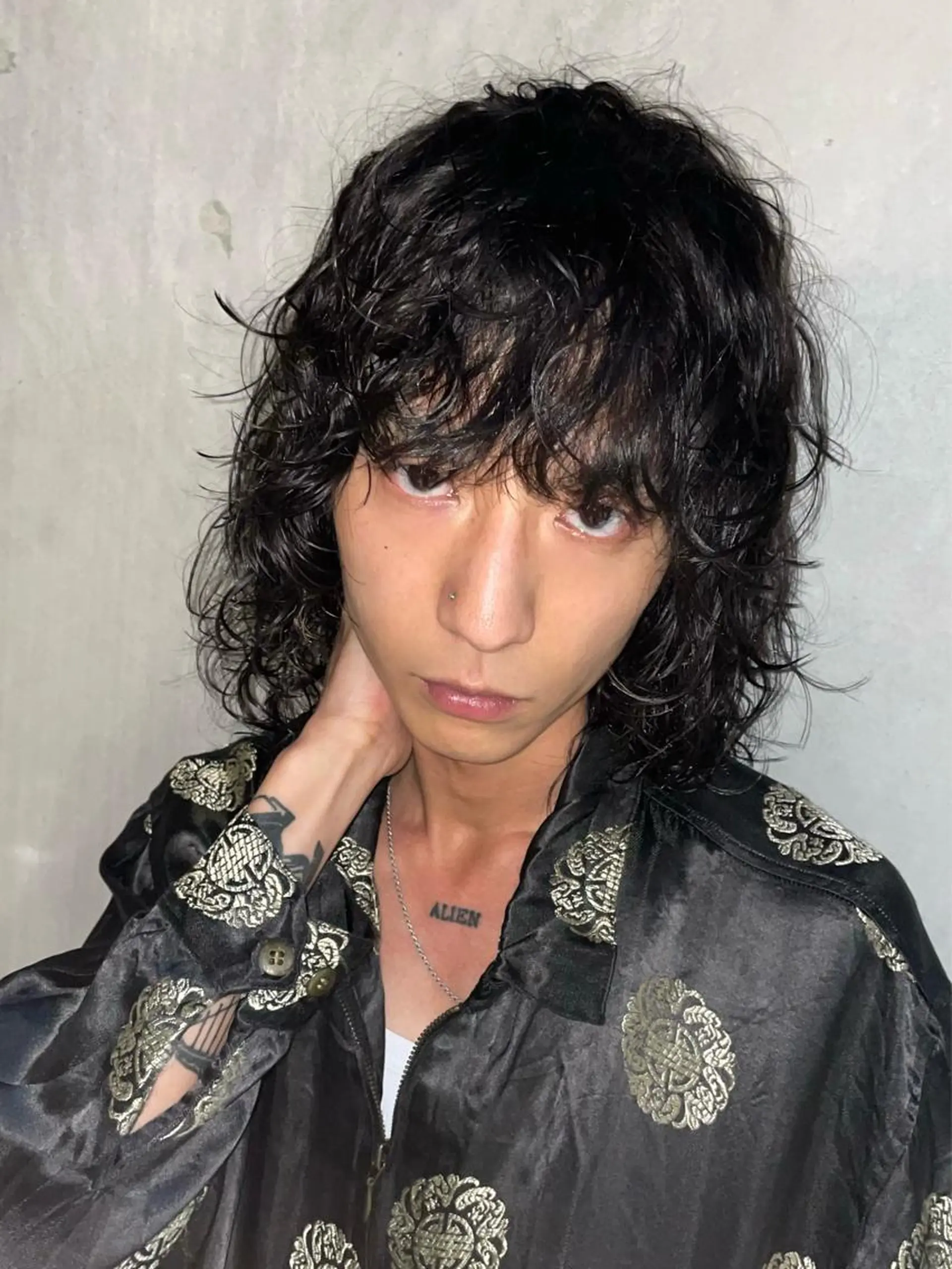 パーマ メンズ 國井 廉のヘアスタイル