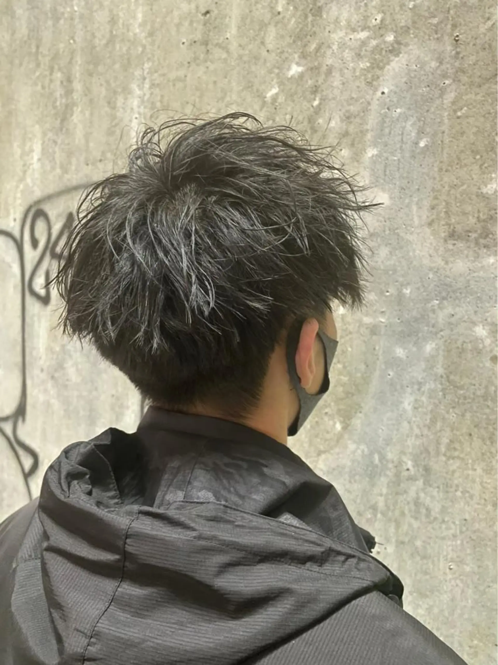 ミディアム パーマ メンズ 高垣 大輔のヘアスタイル