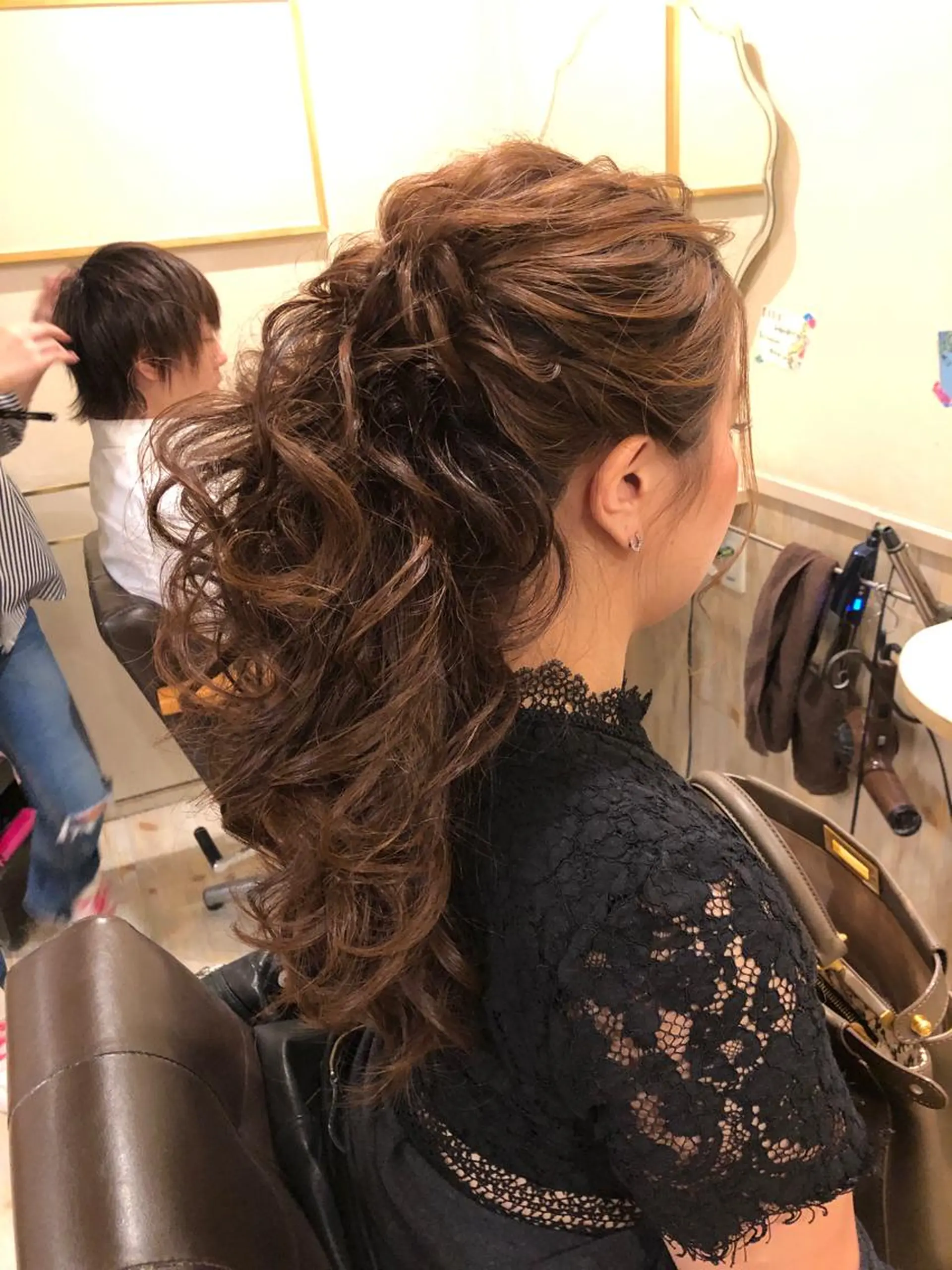 ロング ヘアアレンジ vi viのヘアスタイル