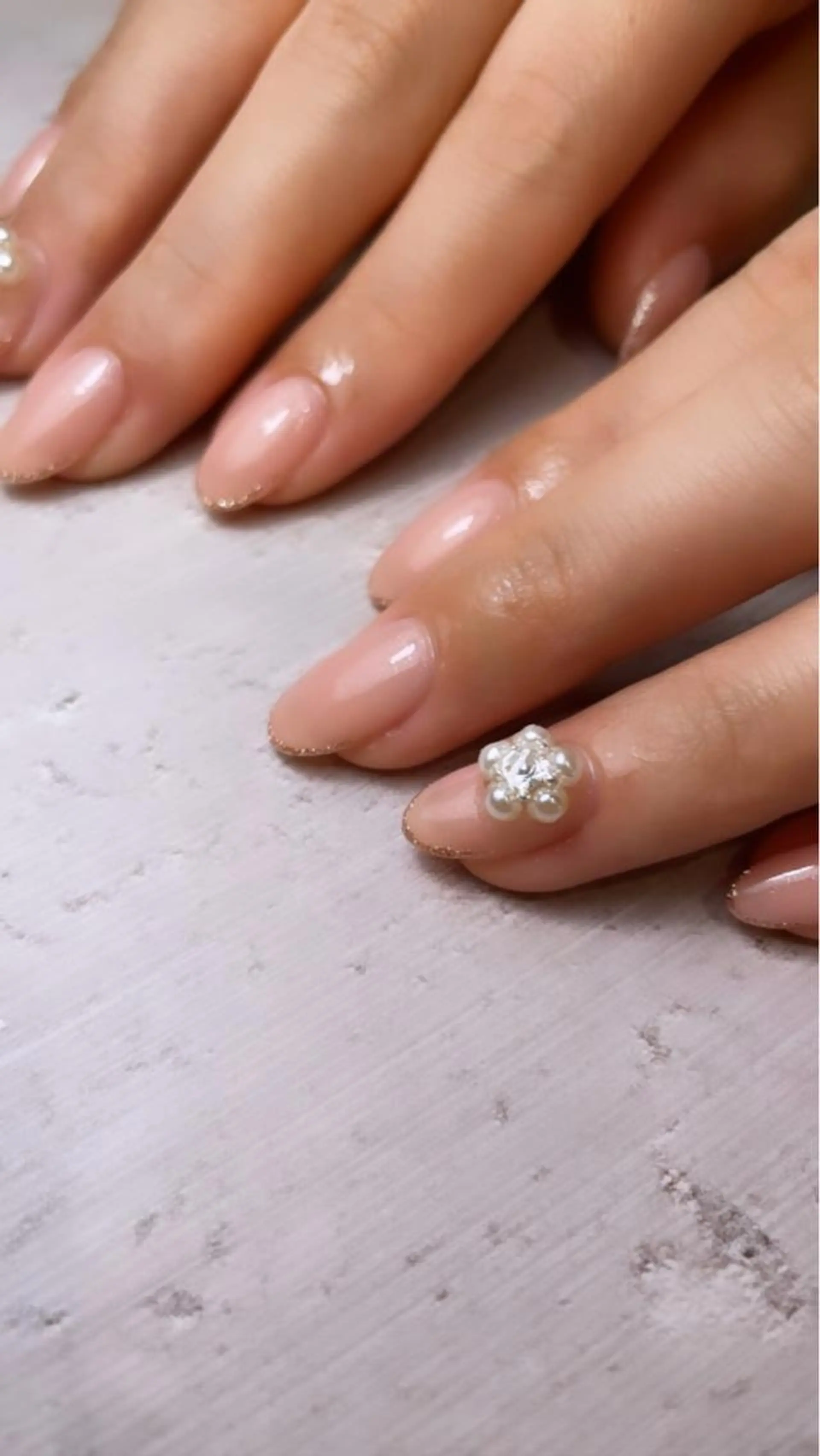 ネイル グラデーション ラメ(グリッター) ハンドネイル nail&eyelash mate所属・京都/東向日/桂 ayumiのネイルデザイン