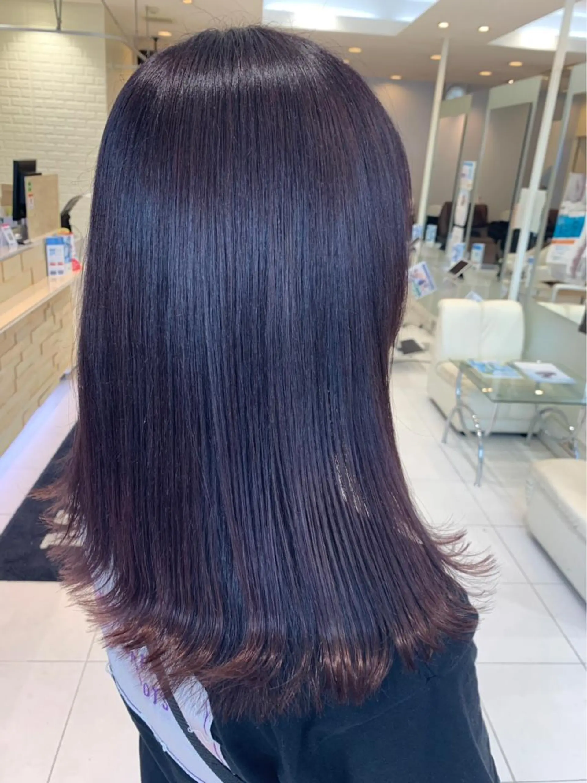 ミディアム カラー MODE K's松原 YUMIのヘアスタイル