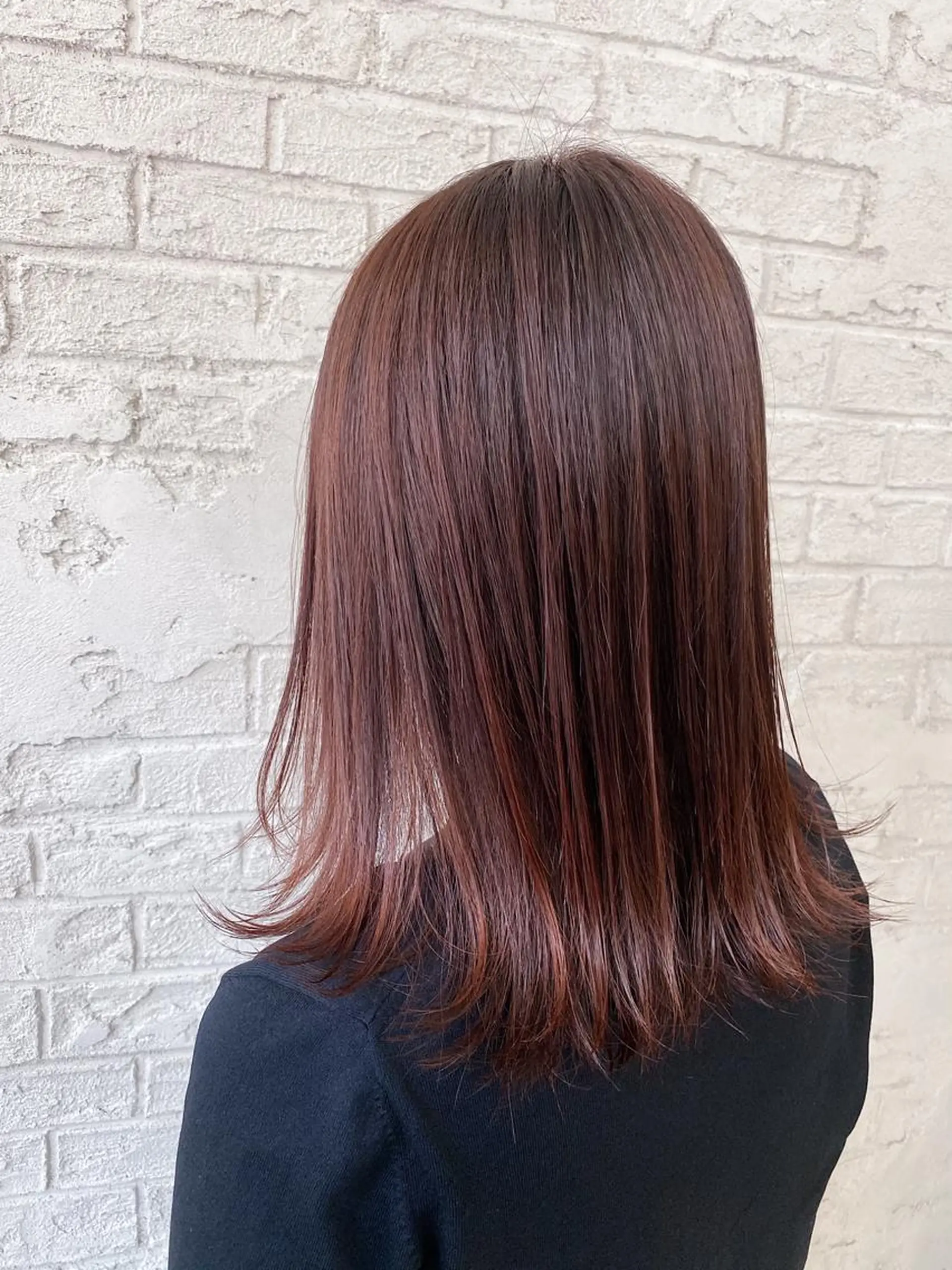 セミロング カラー ウルフカット 🐹朝日🐹のヘアスタイル