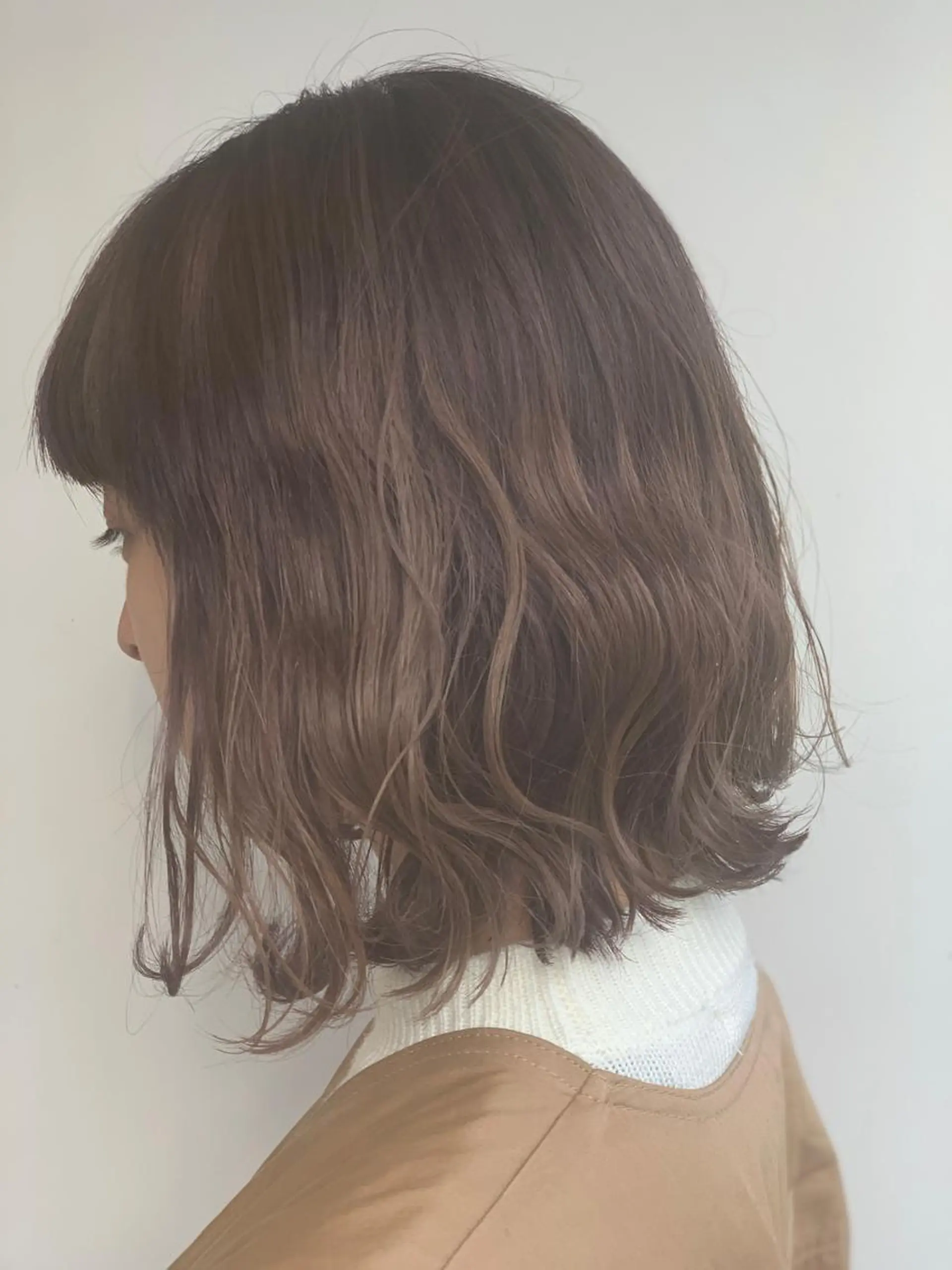 ミディアム カット ヘアカラー 【ボブ/個室サロン】 癒し空間mimuraのヘアスタイル