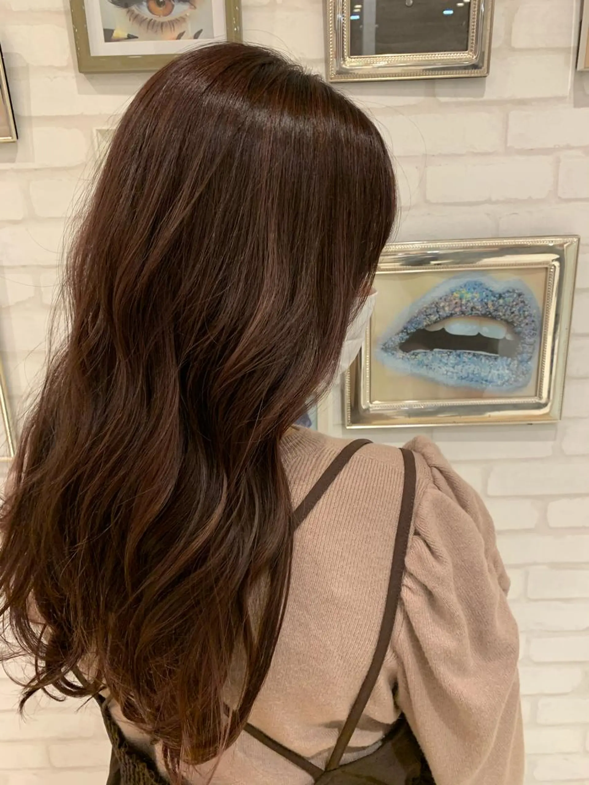 セミロング カラー グレージュ ピンクカラー Gain所属・Gain Nanamiのエステ・リラクイメージ