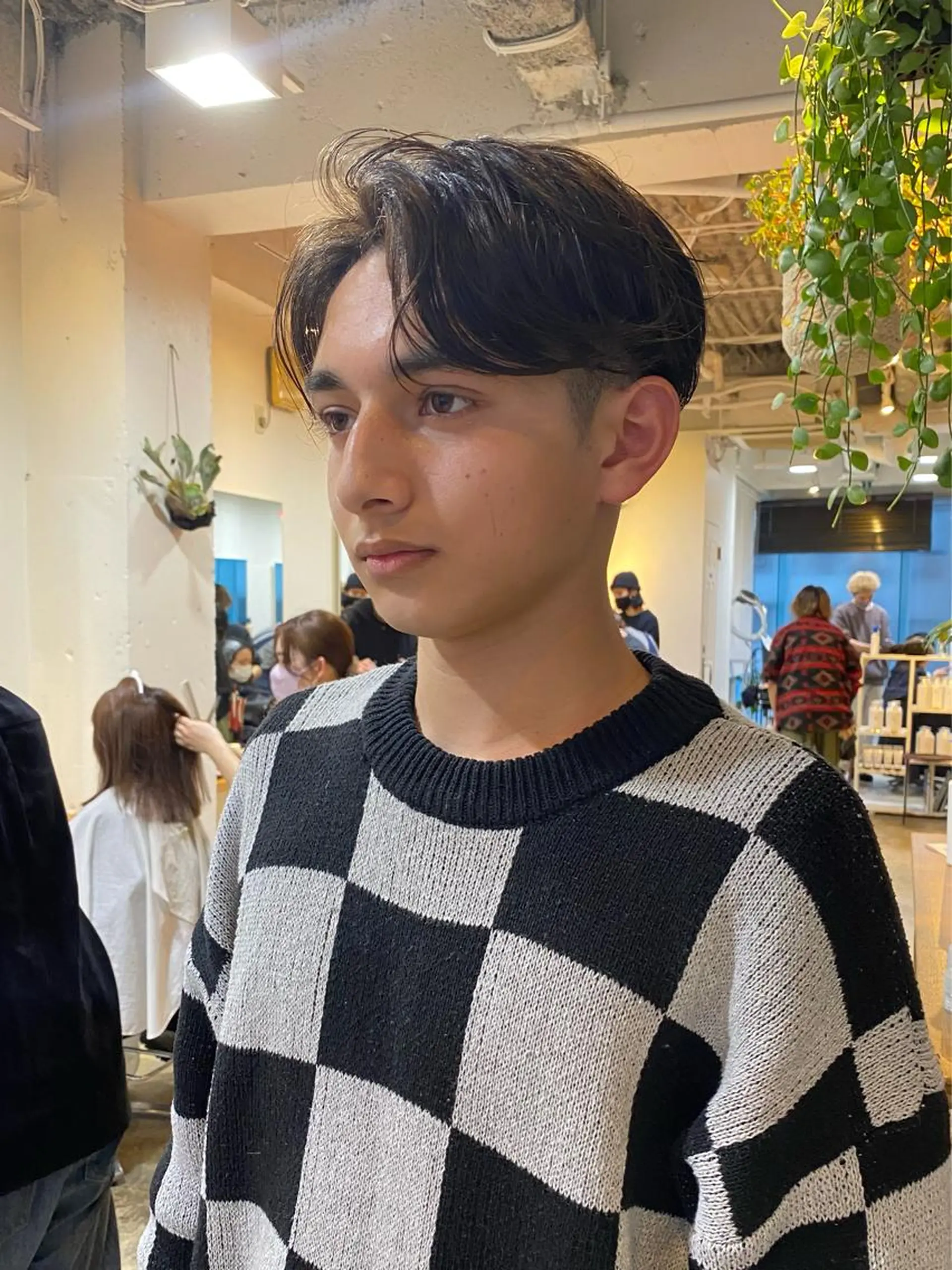 ショート パーマ メンズ カルマパーマ メンズパーマ JINKIメンズ特化 メンズカットパーマのヘアスタイル