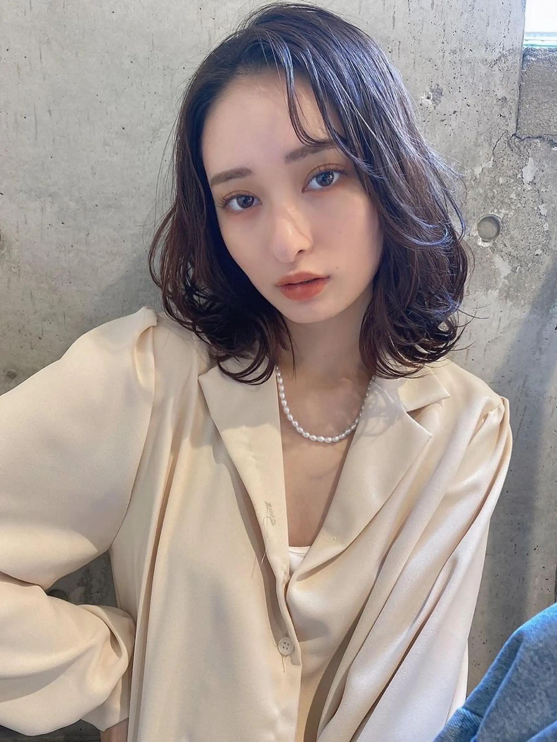 ミディアム カット ヘアカラー トリートメント ルービック 奈良のヘアスタイル